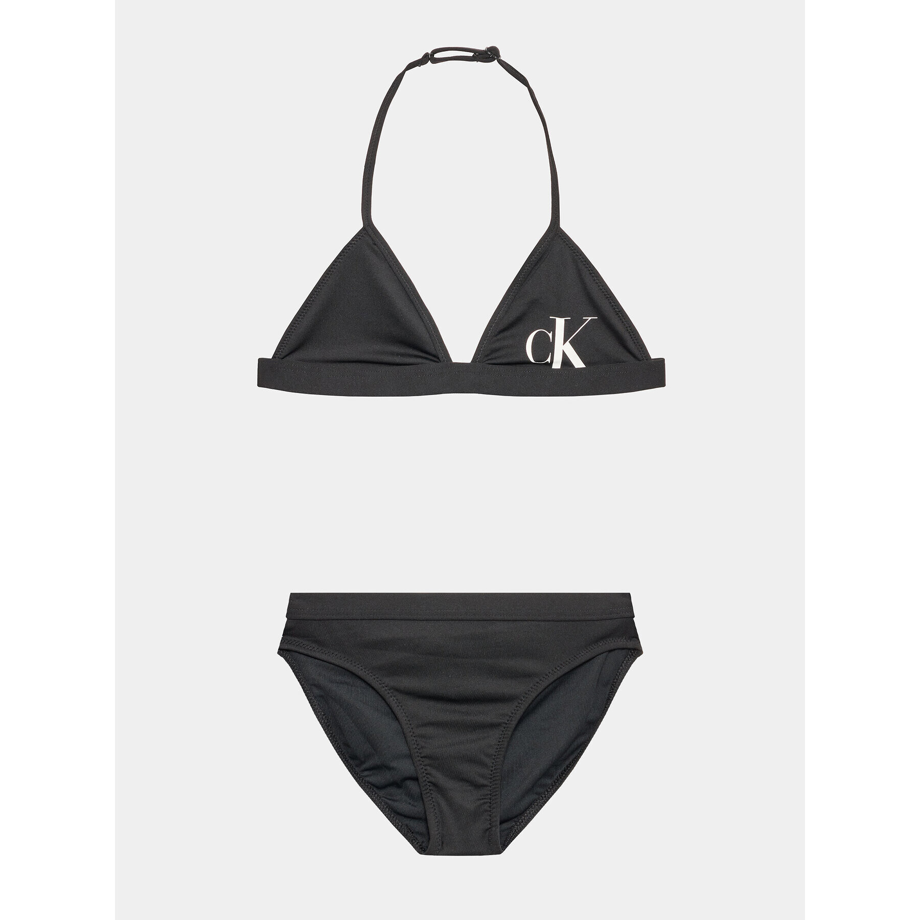 Calvin Klein Swimwear Бански костюм KY0KY00028 Черен - Pepit.bg