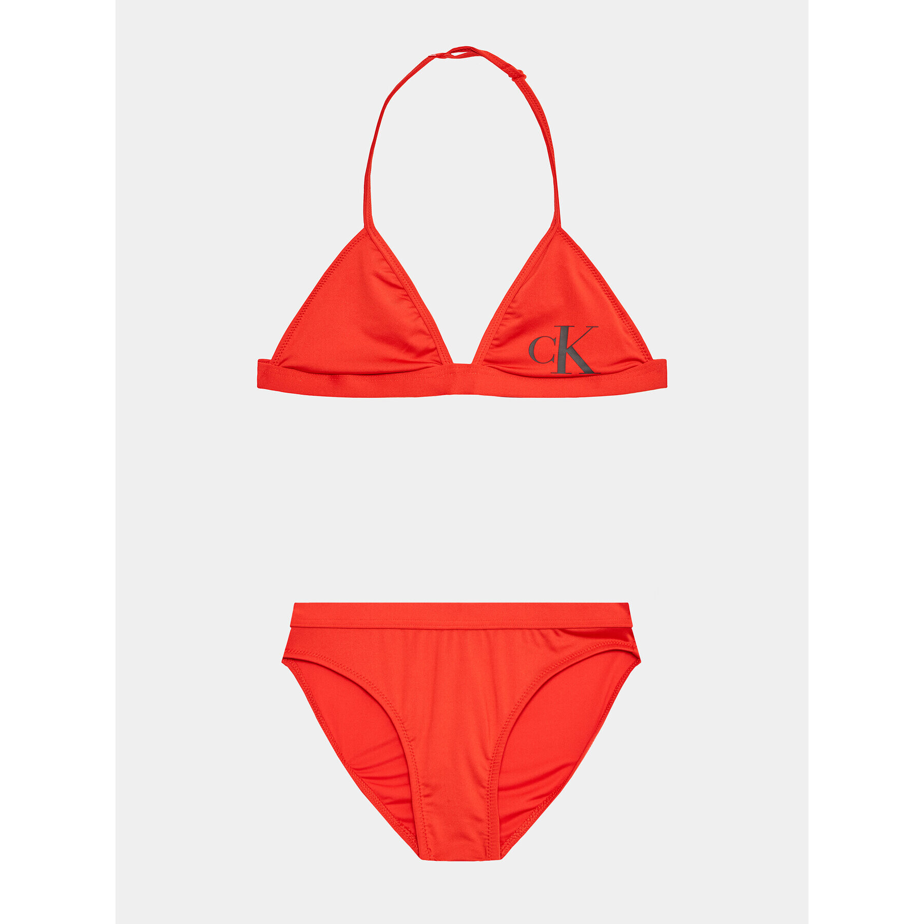 Calvin Klein Swimwear Бански костюм KY0KY00028 Червен - Pepit.bg