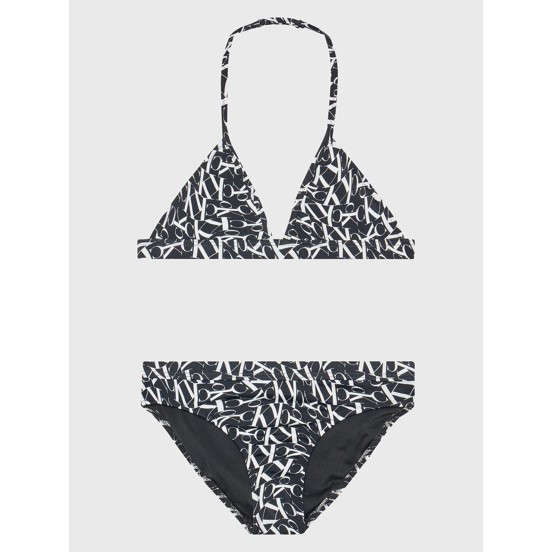 Calvin Klein Swimwear Бански костюм KY0KY00036 Черен - Pepit.bg