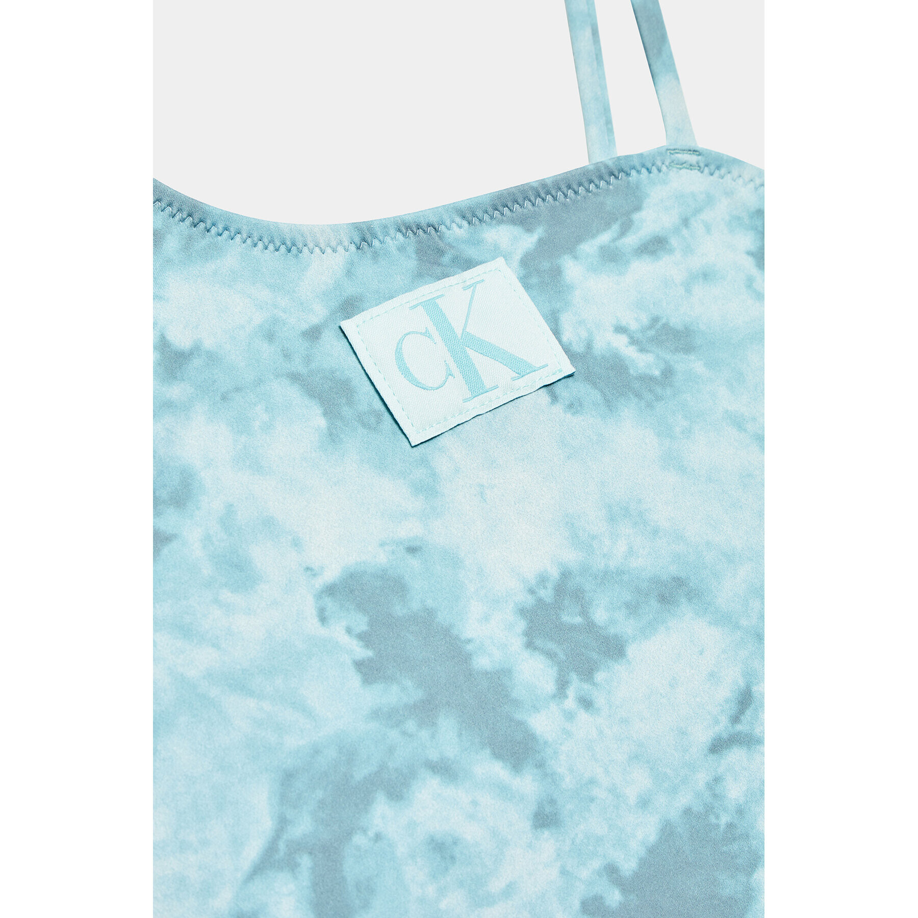 Calvin Klein Swimwear Бански костюм KY0KY00043 Син - Pepit.bg