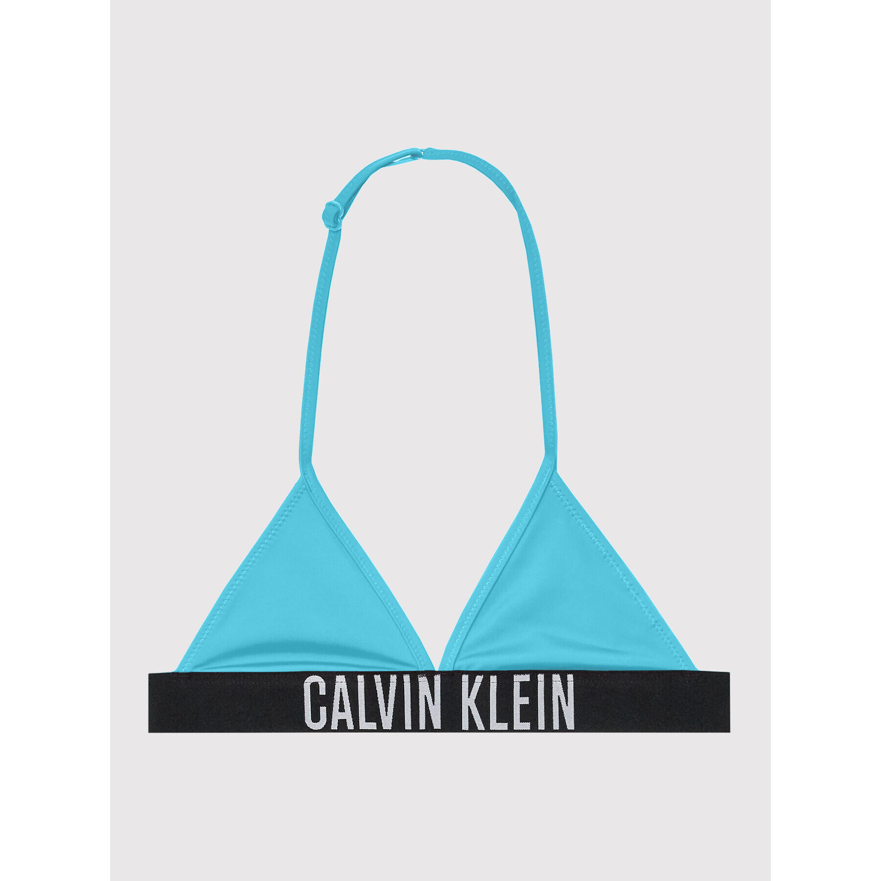 Calvin Klein Swimwear Бански костюм Triangle KY0KY00009 Син - Pepit.bg