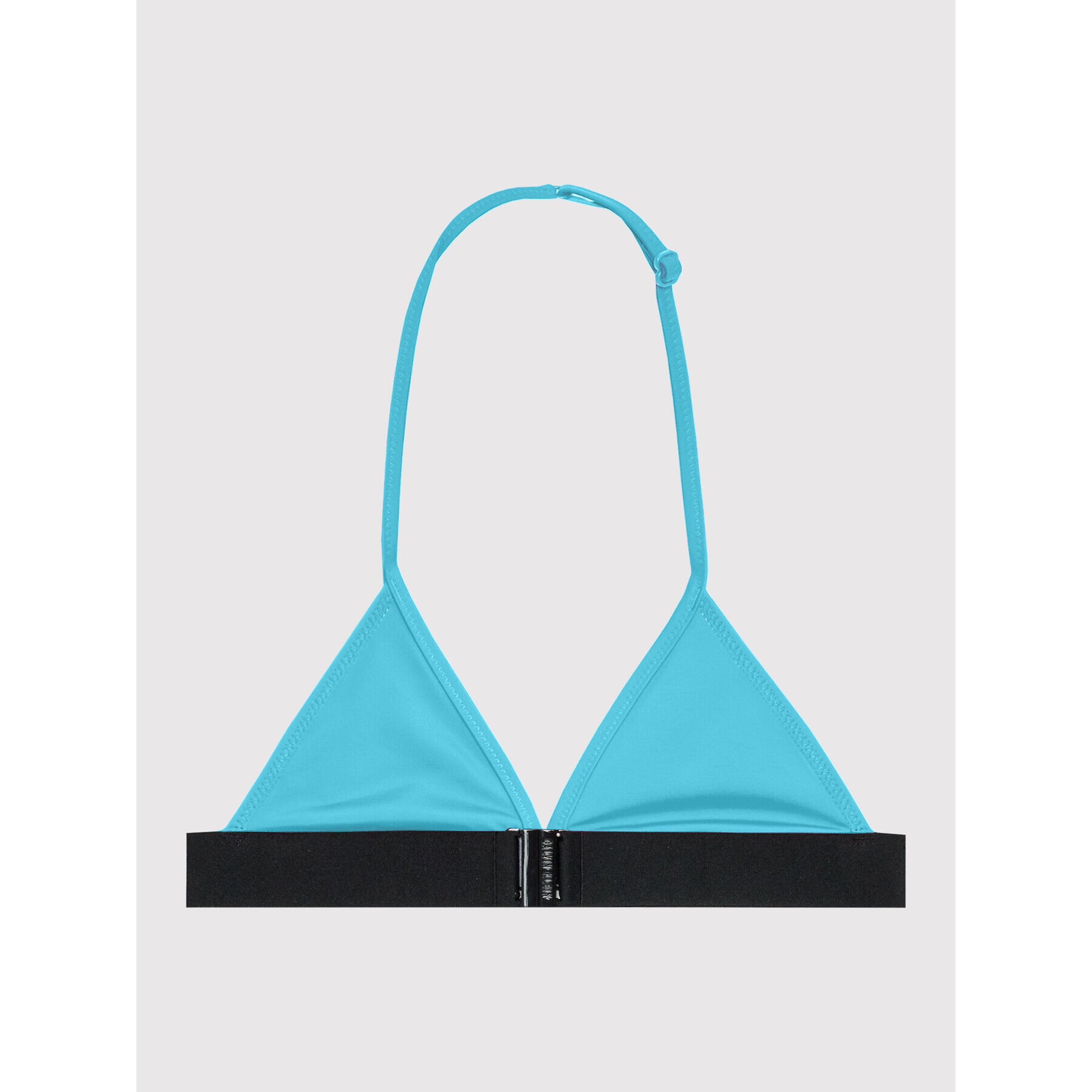 Calvin Klein Swimwear Бански костюм Triangle KY0KY00009 Син - Pepit.bg