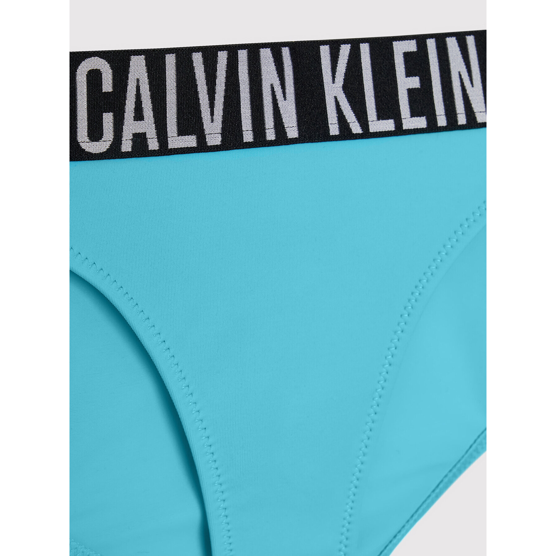 Calvin Klein Swimwear Бански костюм Triangle KY0KY00009 Син - Pepit.bg