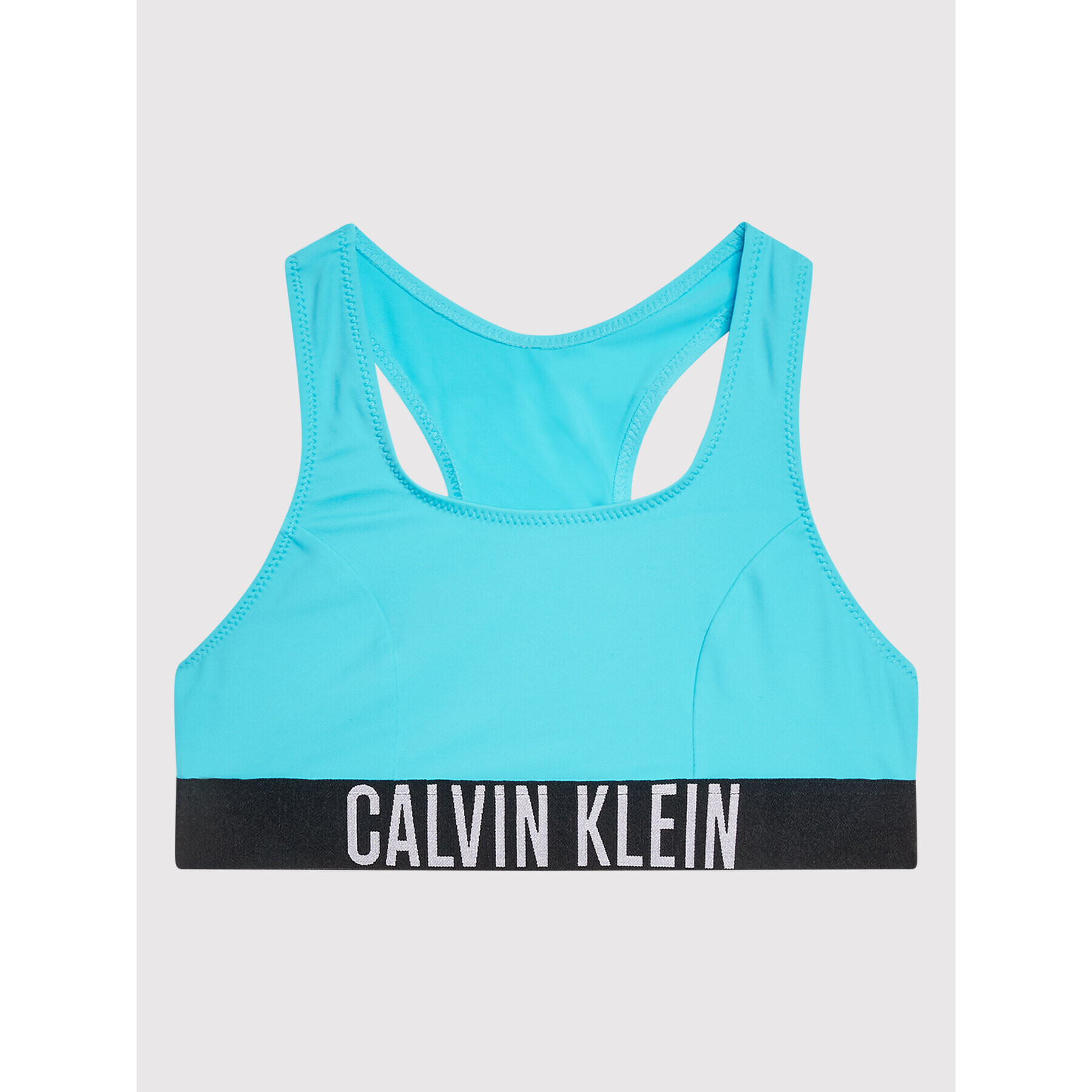 Calvin Klein Swimwear Бански костюм Intense Power KY0KY00010 Син - Pepit.bg