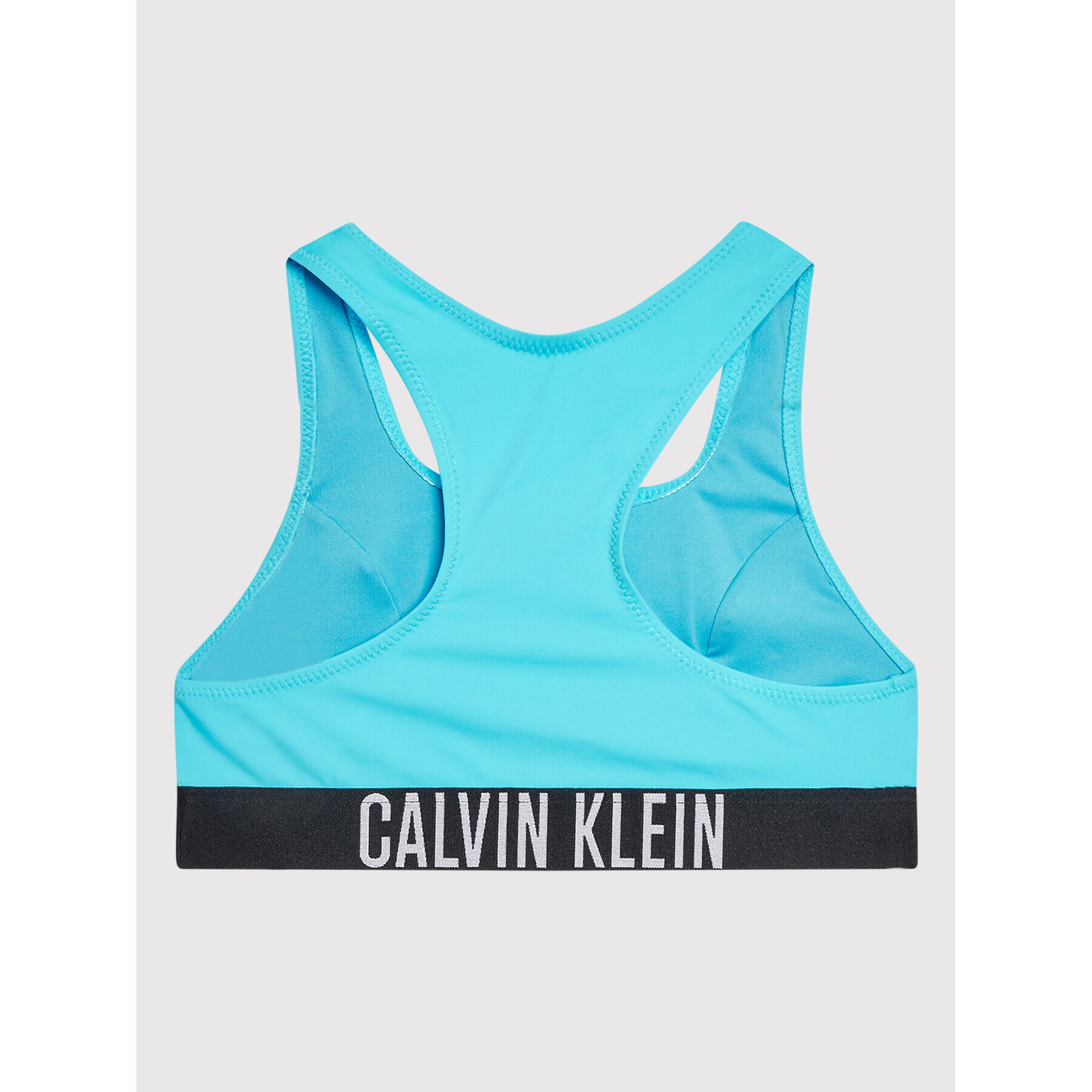 Calvin Klein Swimwear Бански костюм Intense Power KY0KY00010 Син - Pepit.bg