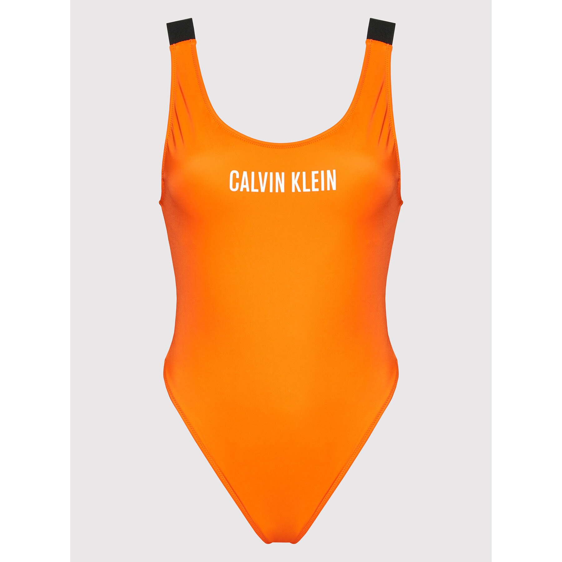 Calvin Klein Swimwear Бански костюм KW0KW01597 Оранжев - Pepit.bg