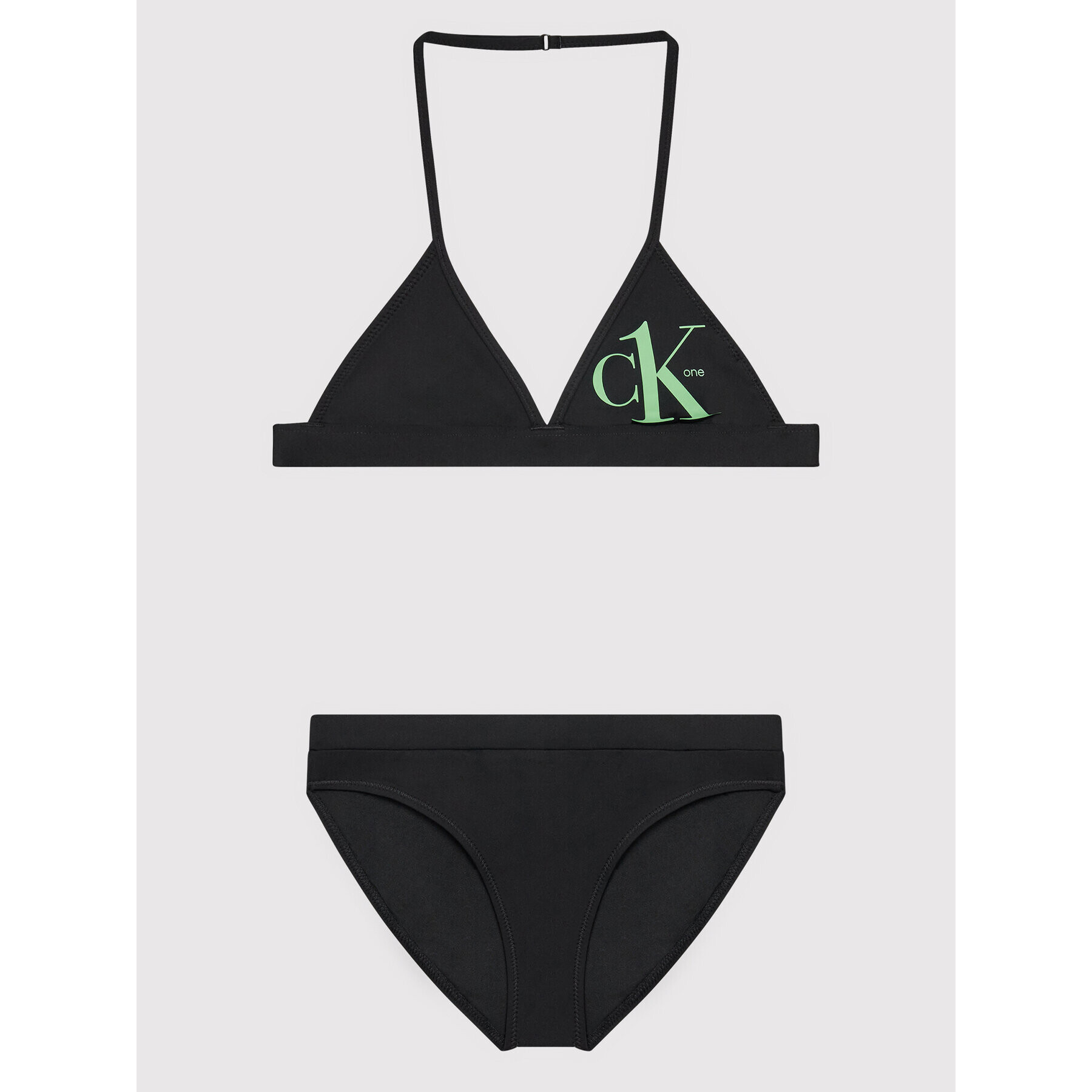 Calvin Klein Swimwear Бански костюм KY0KY00012 Черен - Pepit.bg