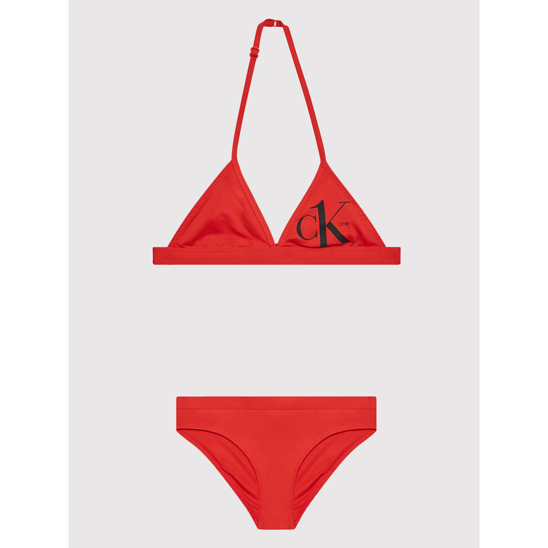 Calvin Klein Swimwear Бански костюм KY0KY00012 Червен - Pepit.bg