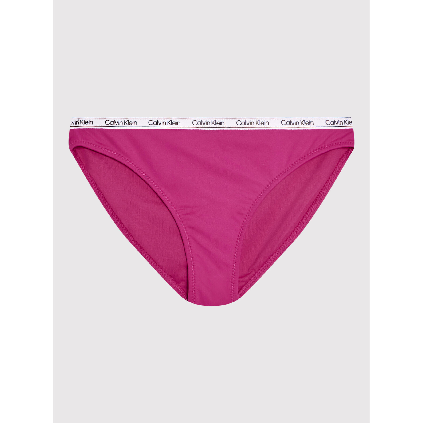 Calvin Klein Swimwear Бански костюм Logo Tape KY0KY00016 Розов - Pepit.bg