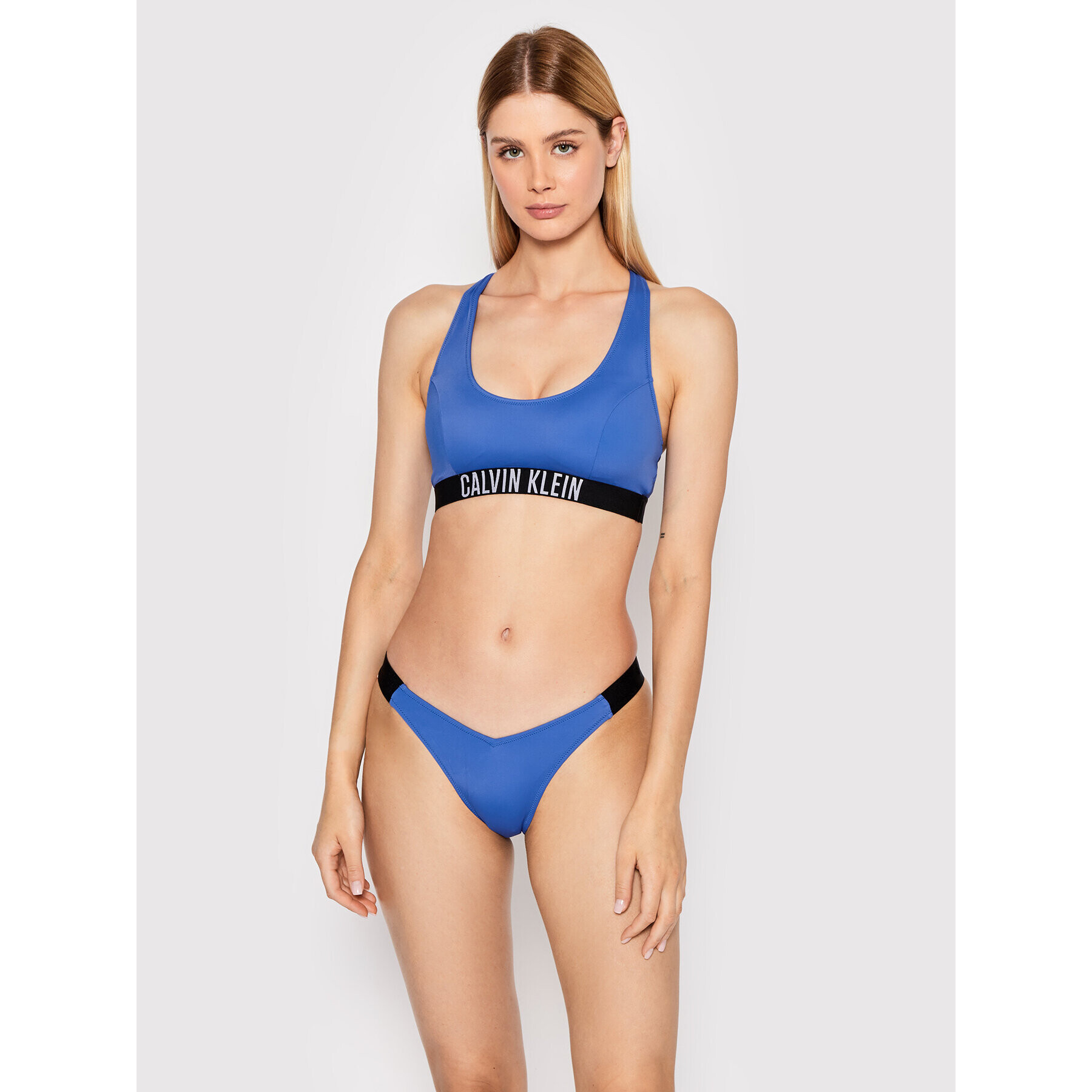 Calvin Klein Swimwear Долнище на бански Delta KW0KW01726 Тъмносин - Pepit.bg