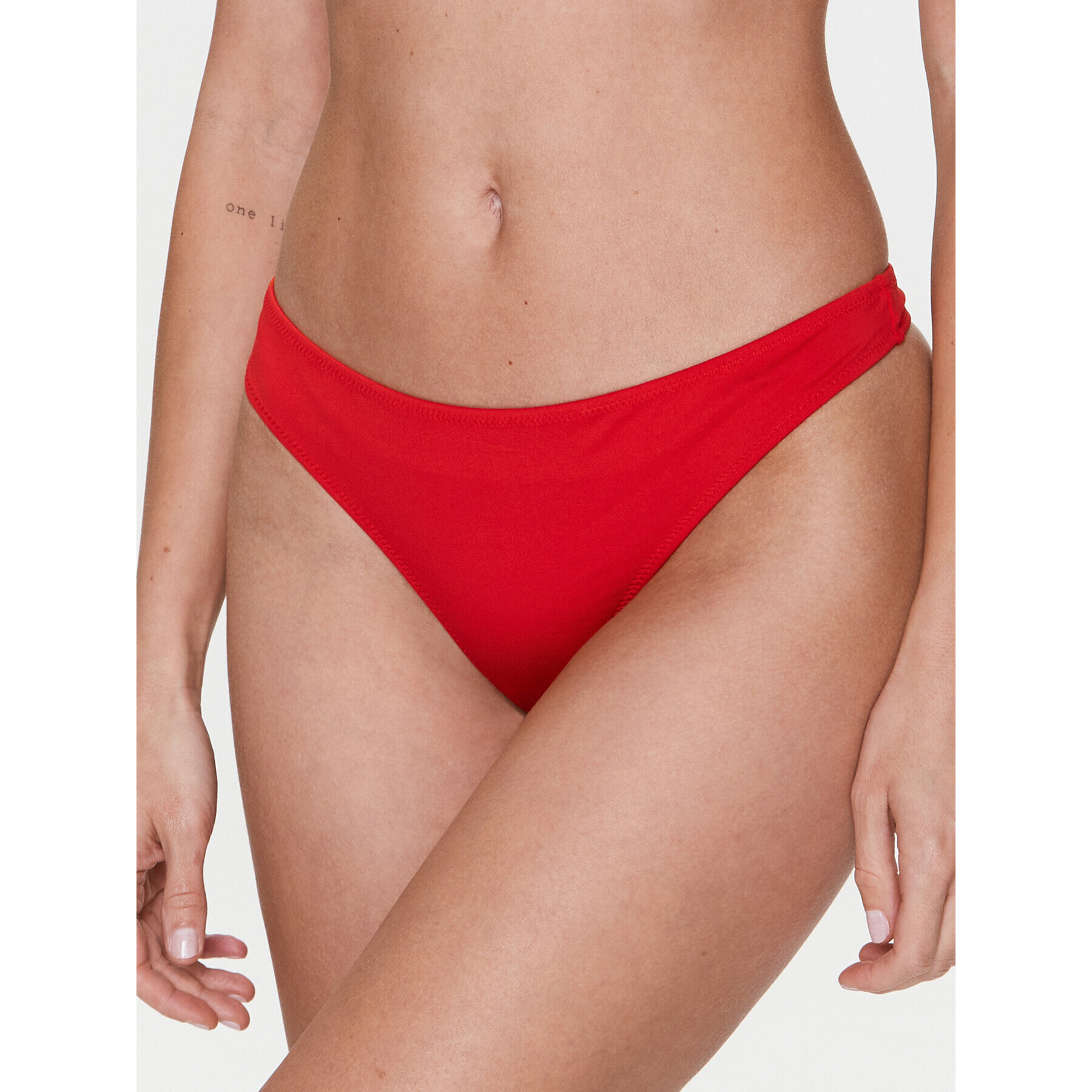 Calvin Klein Swimwear Долнище на бански KW0KW02064 Червен - Pepit.bg