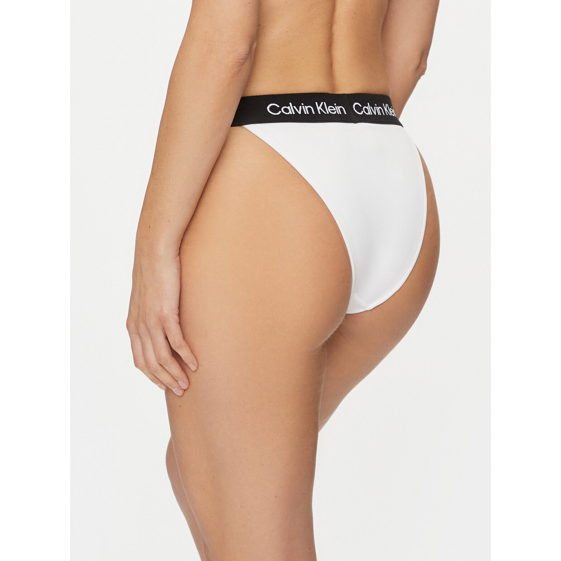 Calvin Klein Swimwear Долнище на бански KW0KW02259 Бял - Pepit.bg