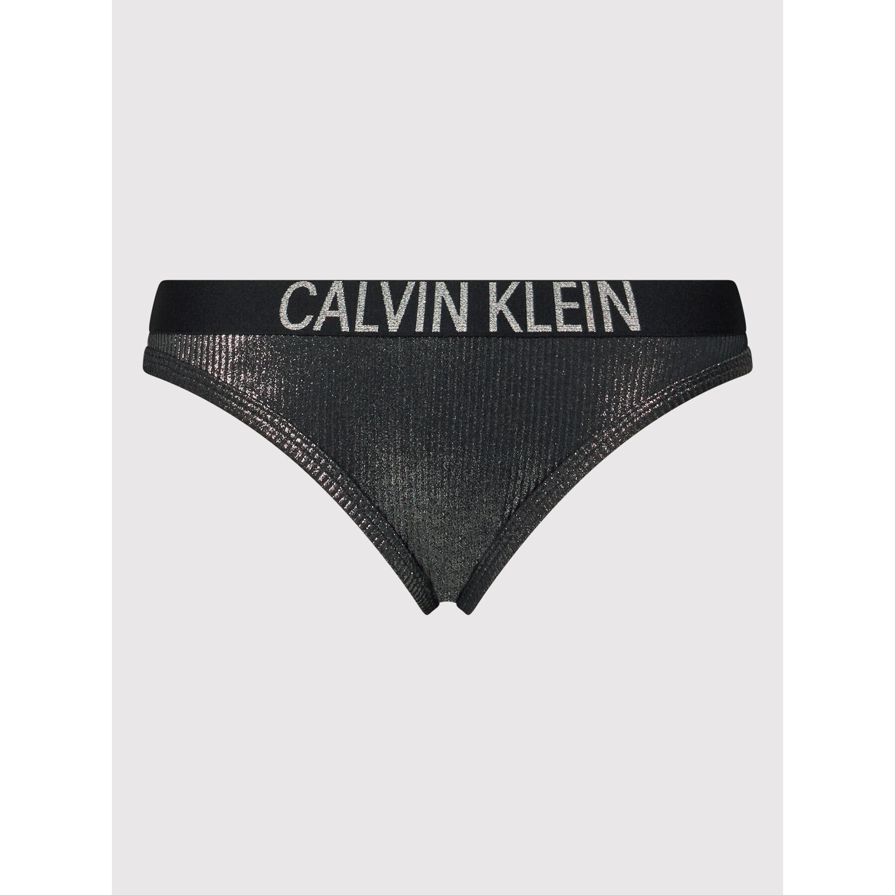 Calvin Klein Swimwear Долнище на бански Core Festive KW0KW01578 Сребрист - Pepit.bg