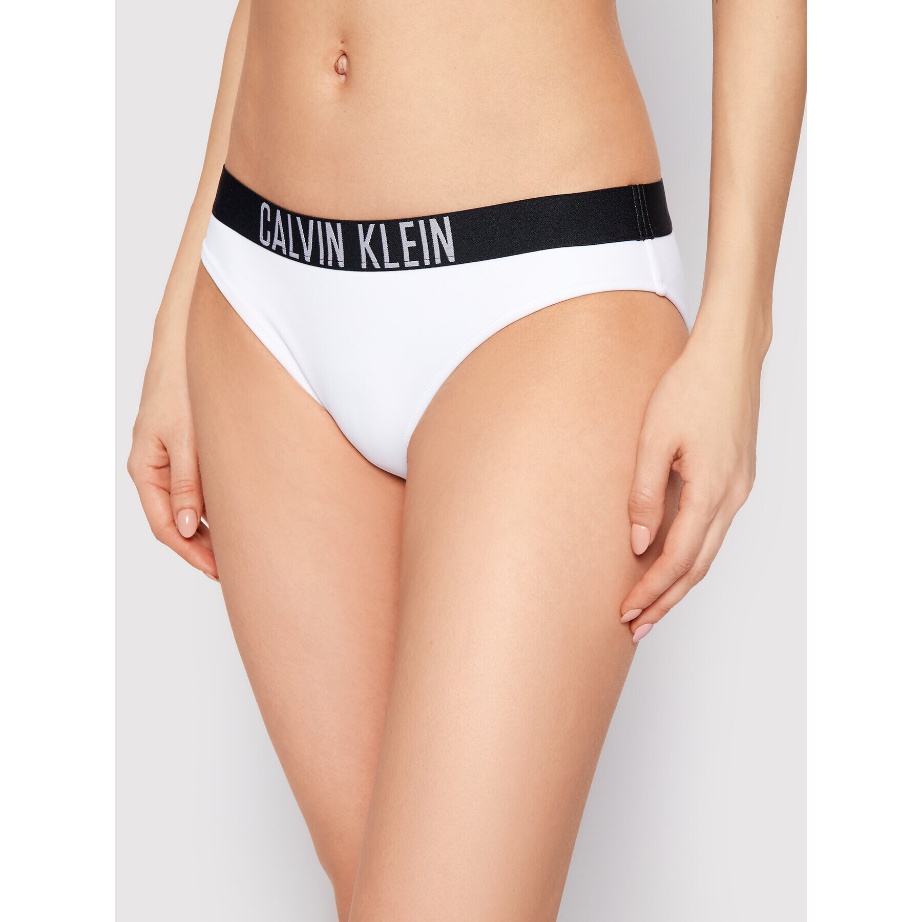 Calvin Klein Swimwear Долнище на бански KW0KW01233 Бял - Pepit.bg