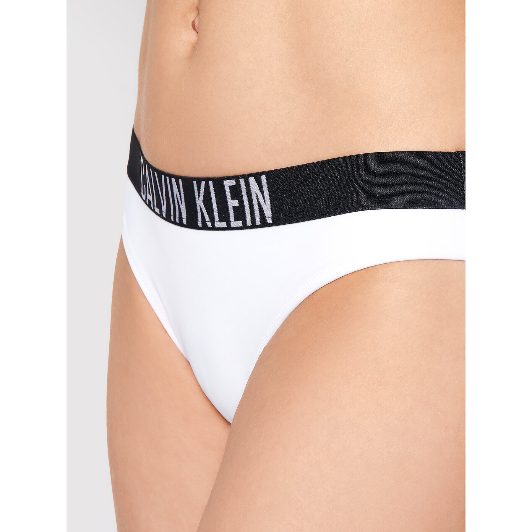 Calvin Klein Swimwear Долнище на бански KW0KW01233 Бял - Pepit.bg