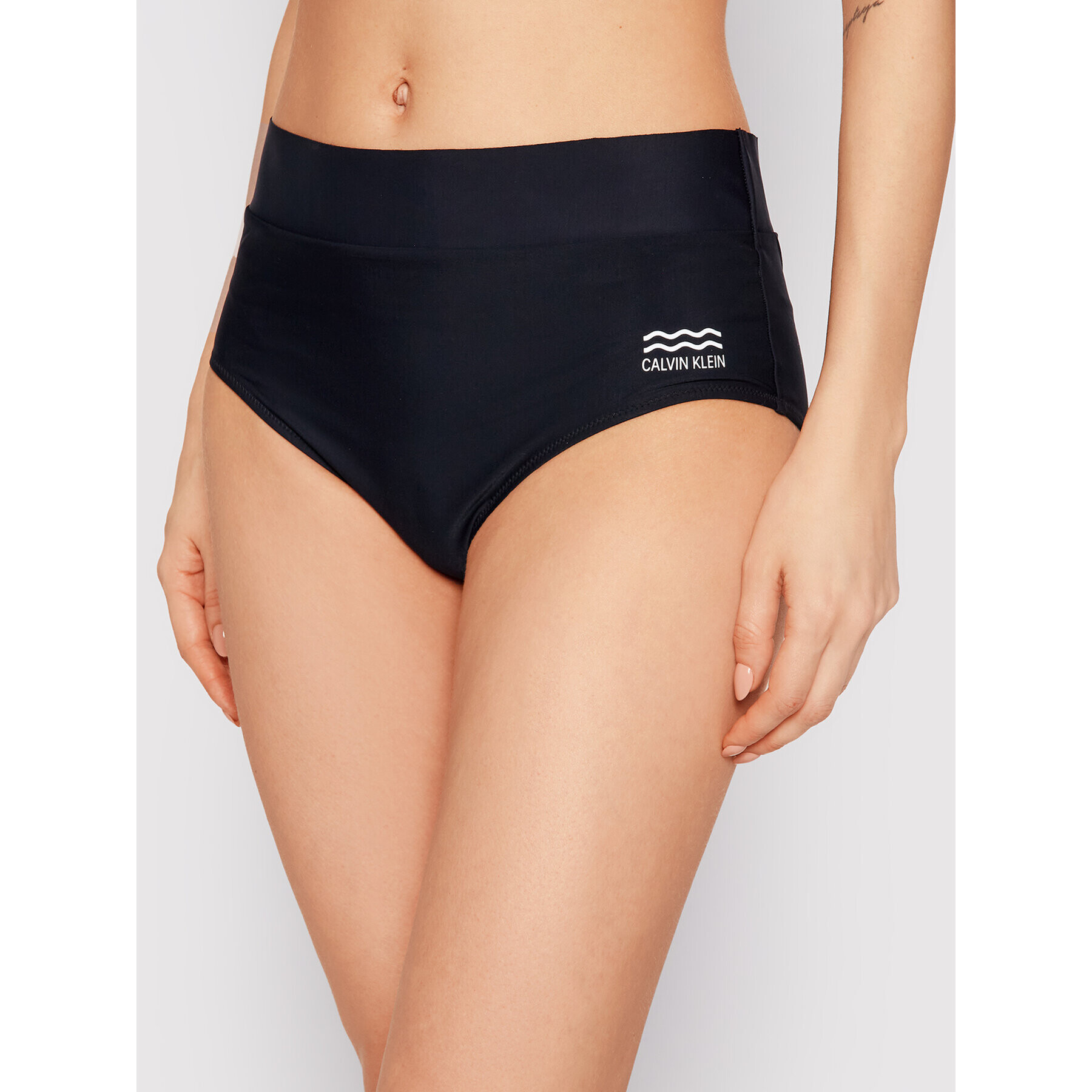 Calvin Klein Swimwear Долнище на бански KW0KW01329 Черен - Pepit.bg