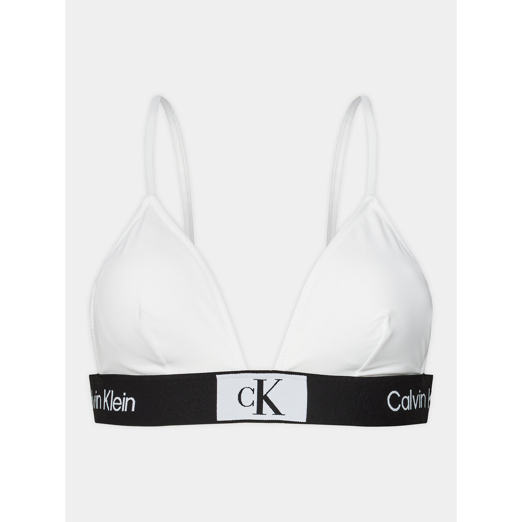 Calvin Klein Swimwear Горнище на бански KW0KW02256 Бял - Pepit.bg