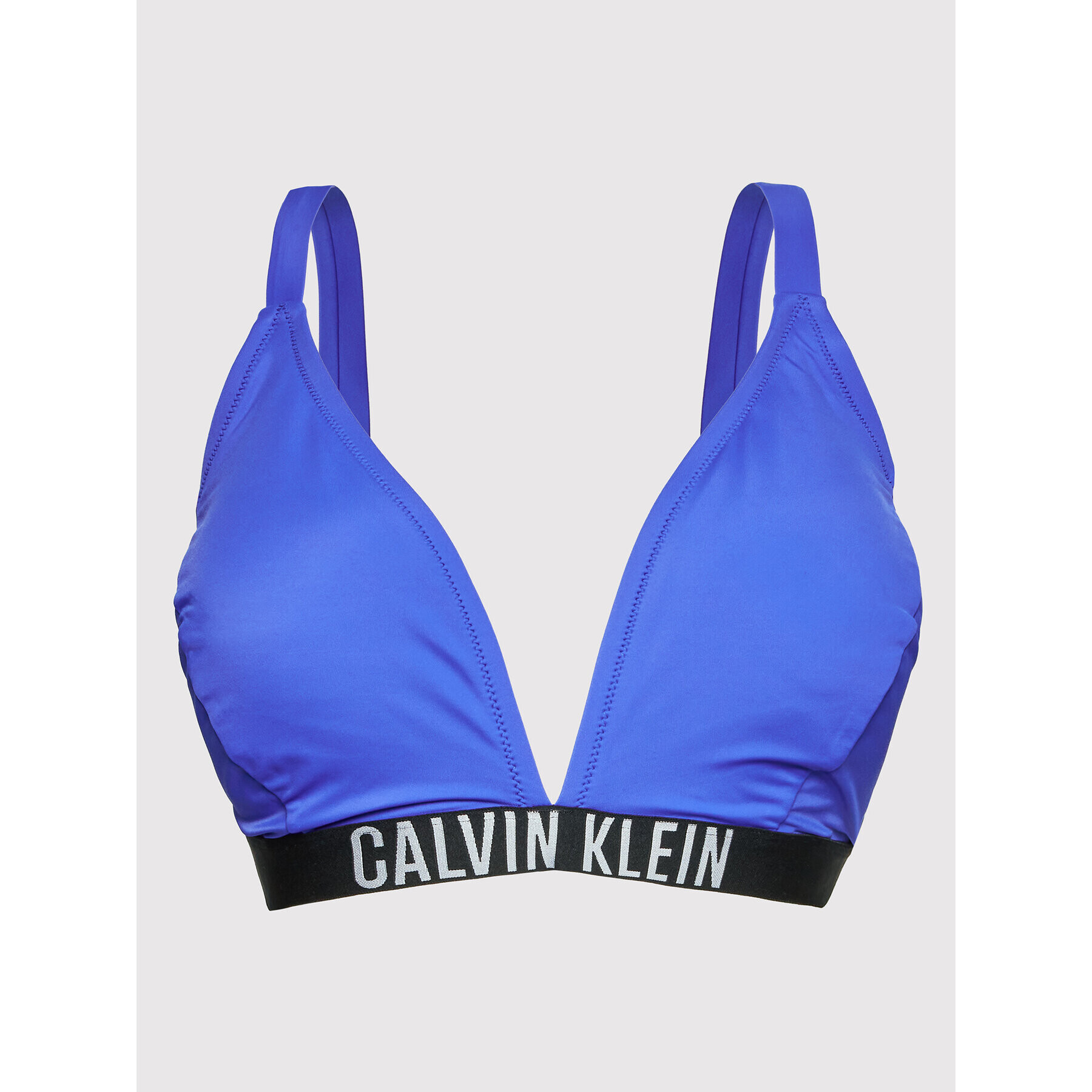 Calvin Klein Swimwear Горнище на бански Intense Power KW0KW01834 Син - Pepit.bg