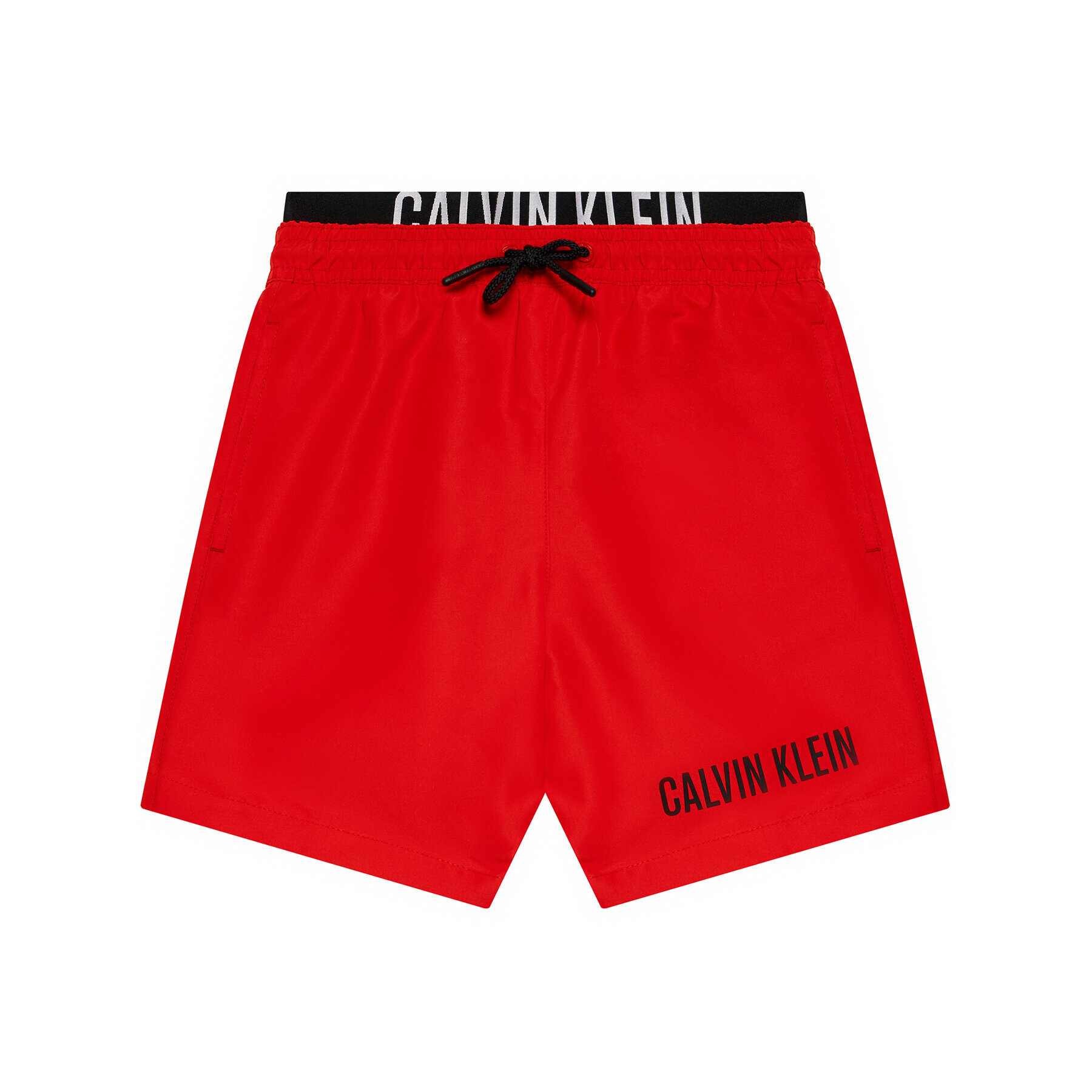 Calvin Klein Swimwear Плувни шорти Intense Power B70B700302 Червен Regular Fit - Pepit.bg