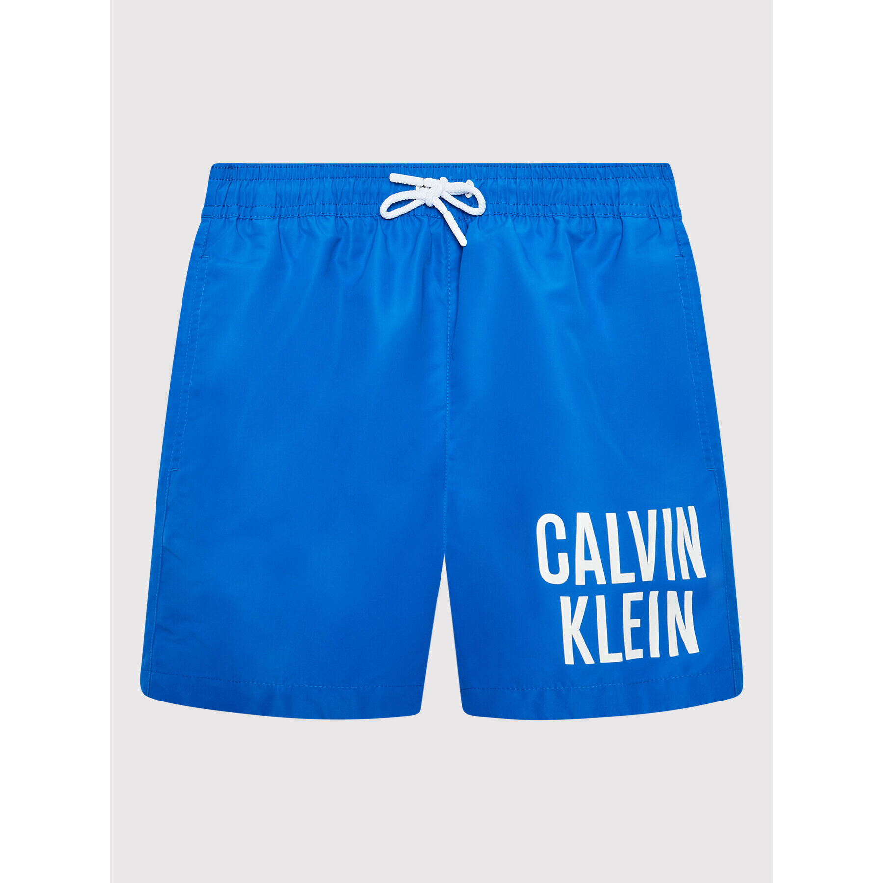 Calvin Klein Swimwear Плувни шорти Intense Power KV0KV00006 Син Regular Fit - Pepit.bg