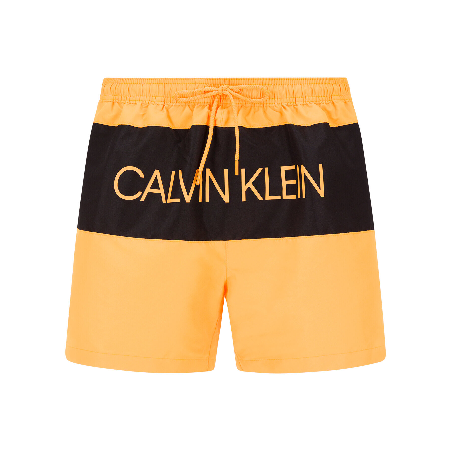 Calvin Klein Swimwear Плувни шорти KM0KM00456 Оранжев Regular Fit - Pepit.bg