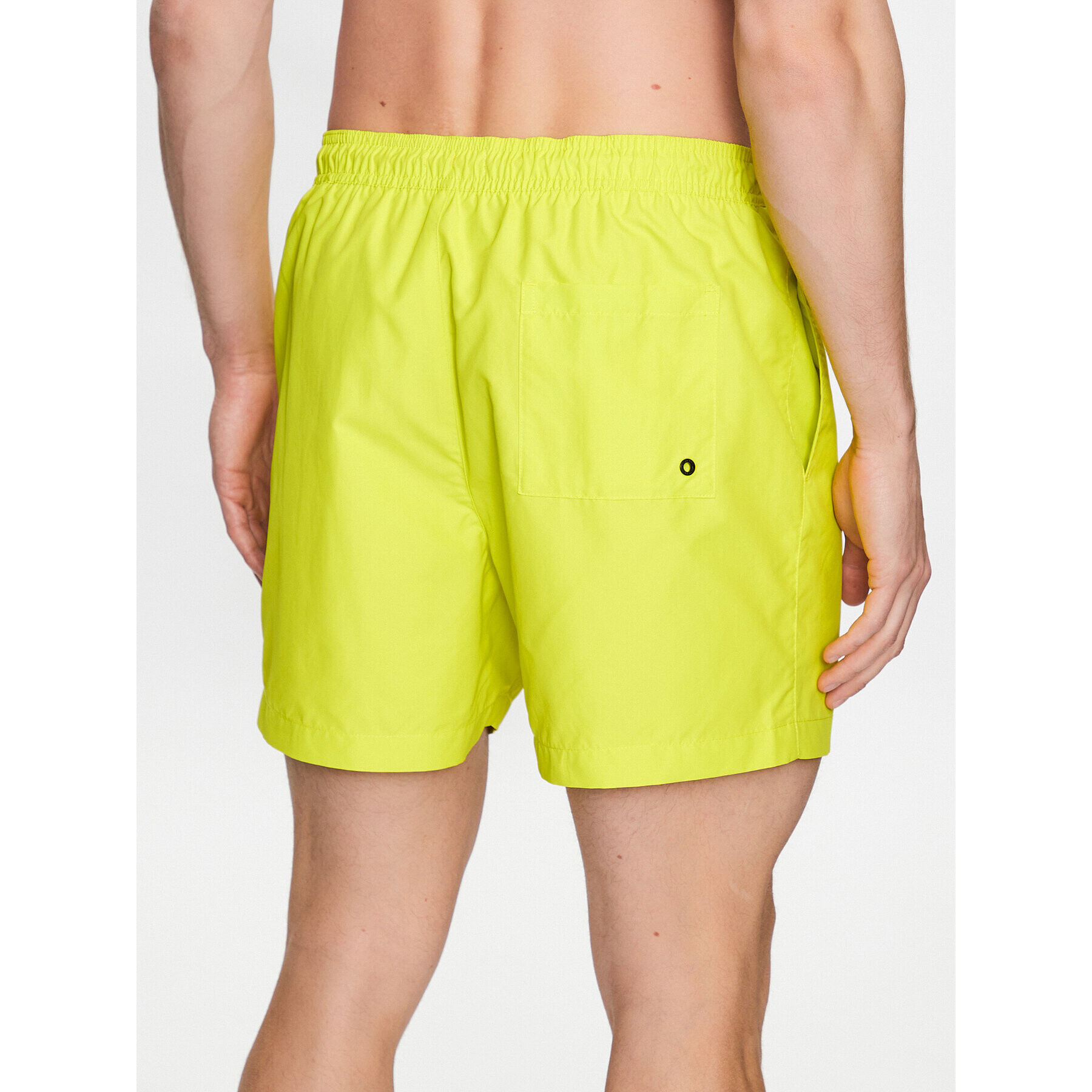 Calvin Klein Swimwear Плувни шорти KM0KM00794 Жълт Regular Fit - Pepit.bg