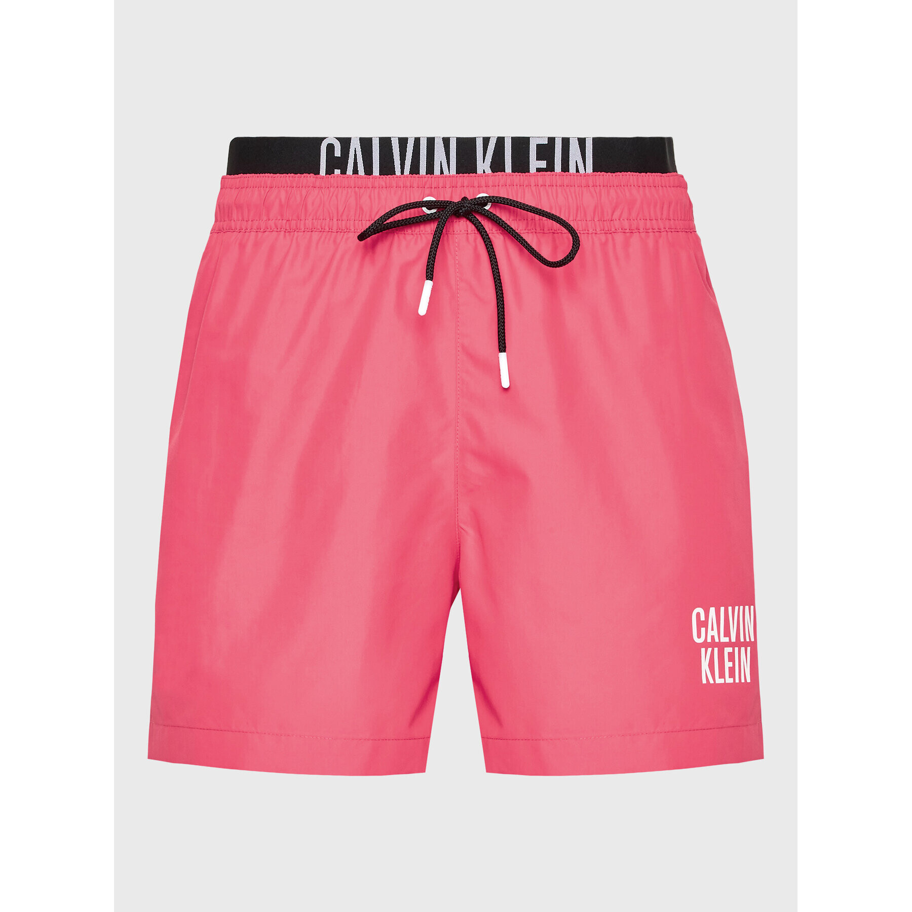 Calvin Klein Swimwear Плувни шорти KM0KM00798 Розов Regular Fit - Pepit.bg