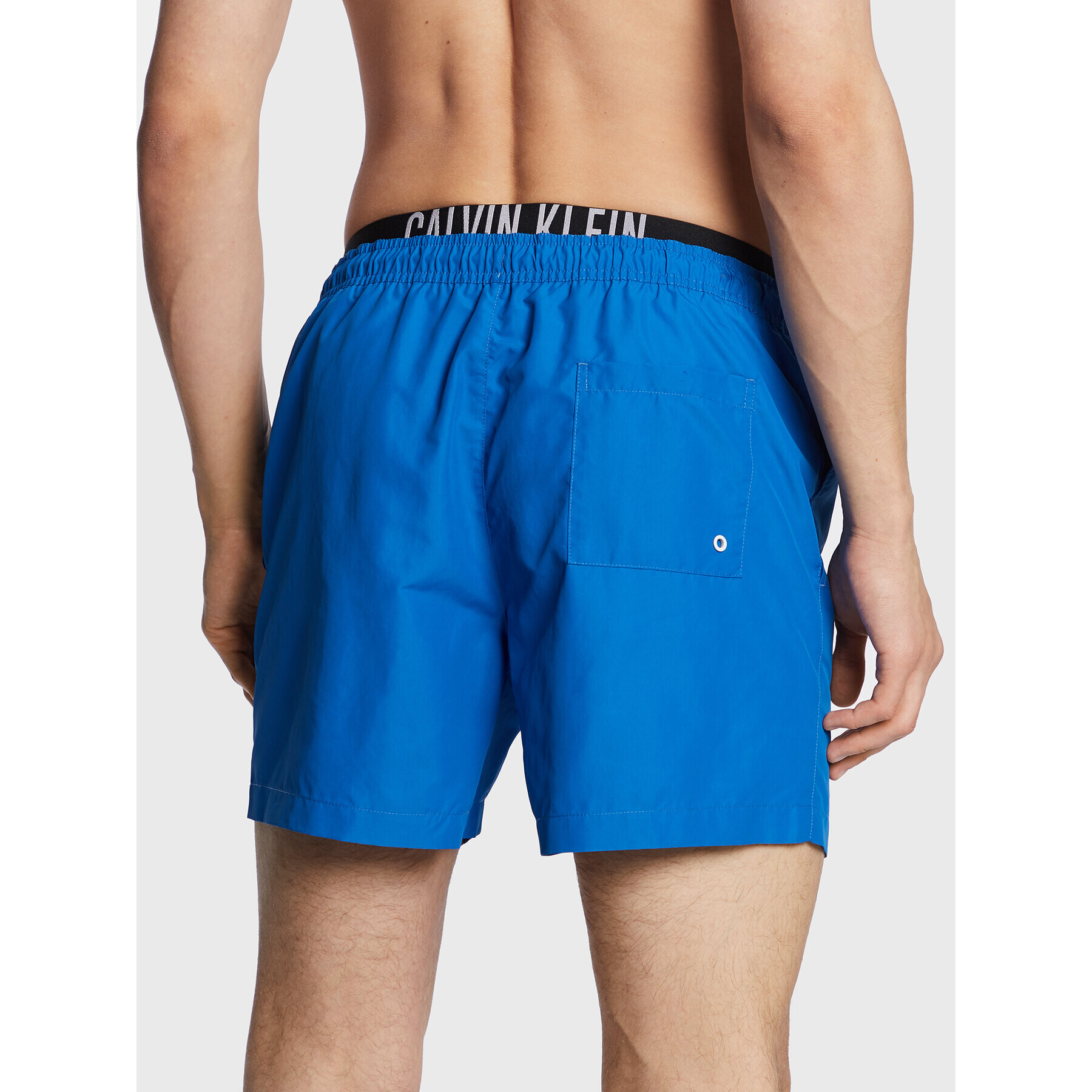 Calvin Klein Swimwear Плувни шорти KM0KM00798 Син Regular Fit - Pepit.bg