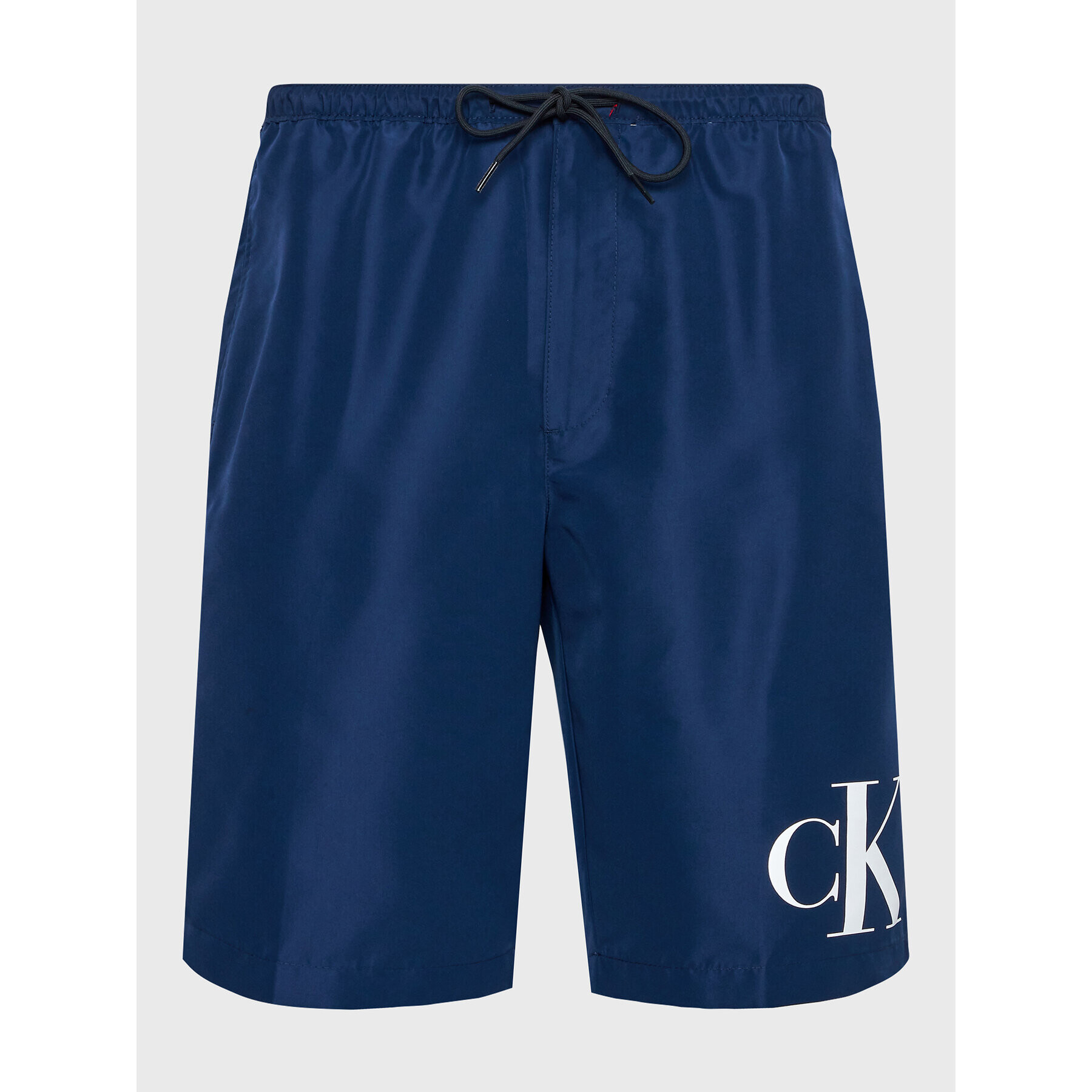 Calvin Klein Swimwear Плувни шорти KM0KM00805 Тъмносин Regular Fit - Pepit.bg