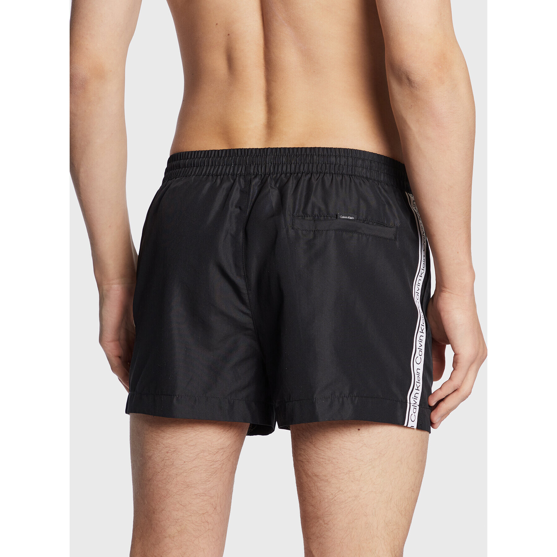 Calvin Klein Swimwear Плувни шорти KM0KM00811 Черен Regular Fit - Pepit.bg