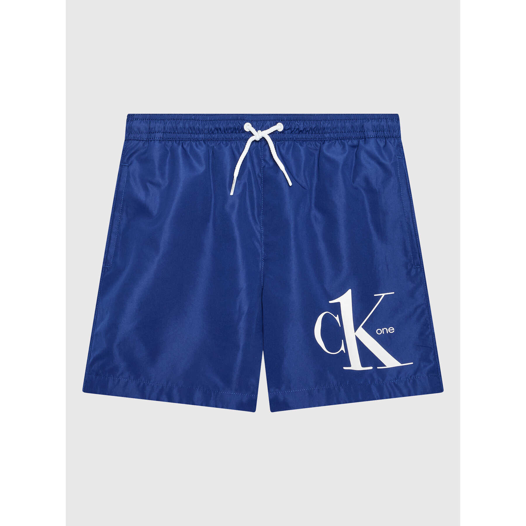 Calvin Klein Swimwear Плувни шорти KV0KV00002 Тъмносин Regular Fit - Pepit.bg