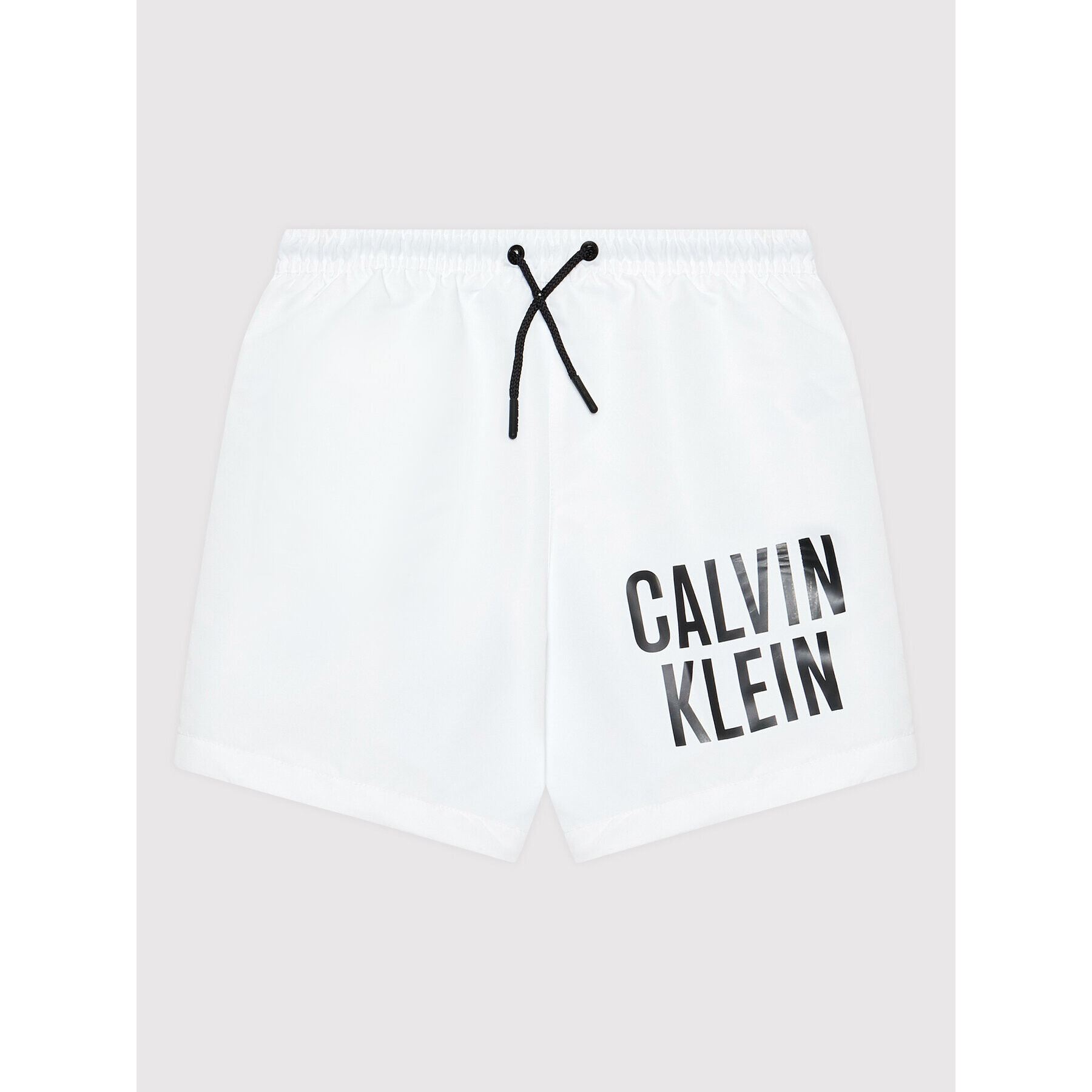 Calvin Klein Swimwear Плувни шорти KV0KV00006 Бял Regular Fit - Pepit.bg