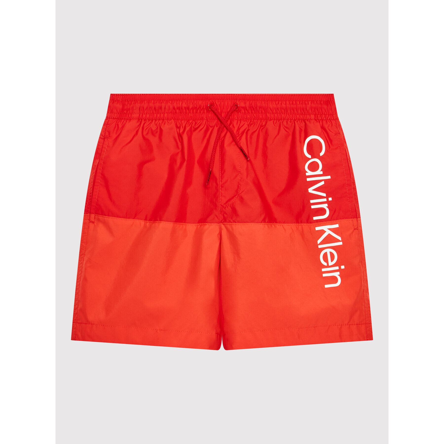 Calvin Klein Swimwear Плувни шорти KV0KV00007 Червен Regular Fit - Pepit.bg