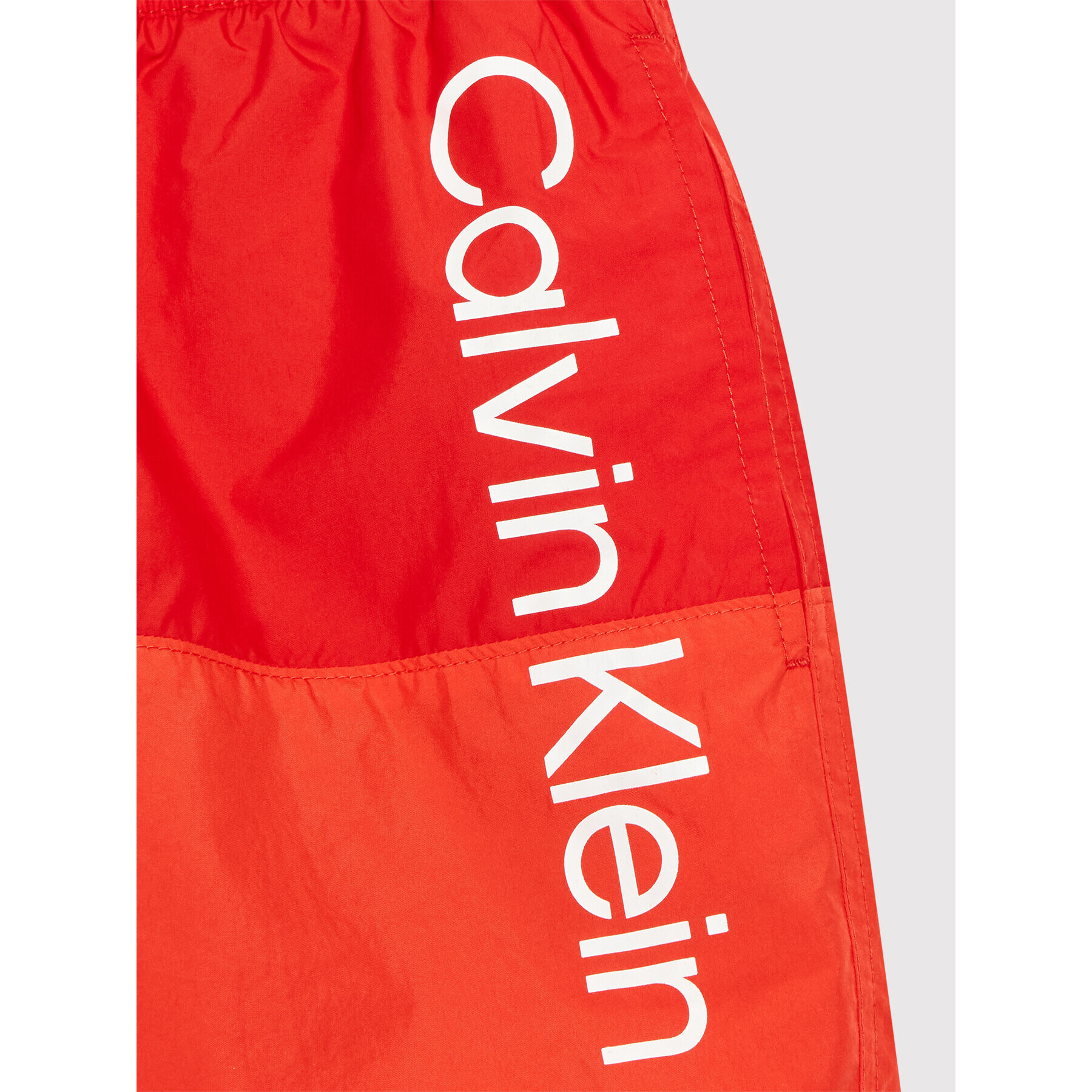 Calvin Klein Swimwear Плувни шорти KV0KV00007 Червен Regular Fit - Pepit.bg