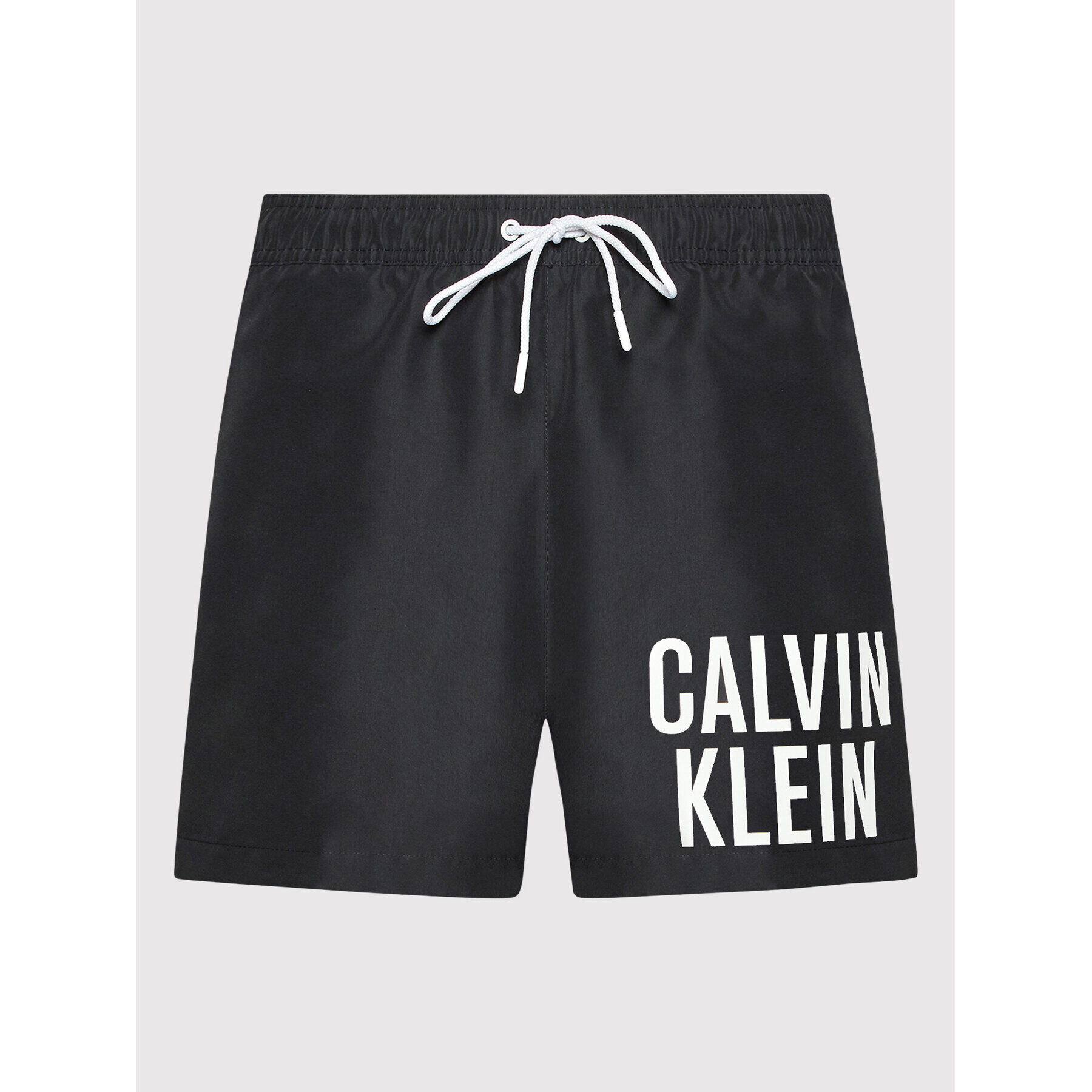 Calvin Klein Swimwear Плувни шорти Medium KM0KM00739 Черен Regular Fit - Pepit.bg