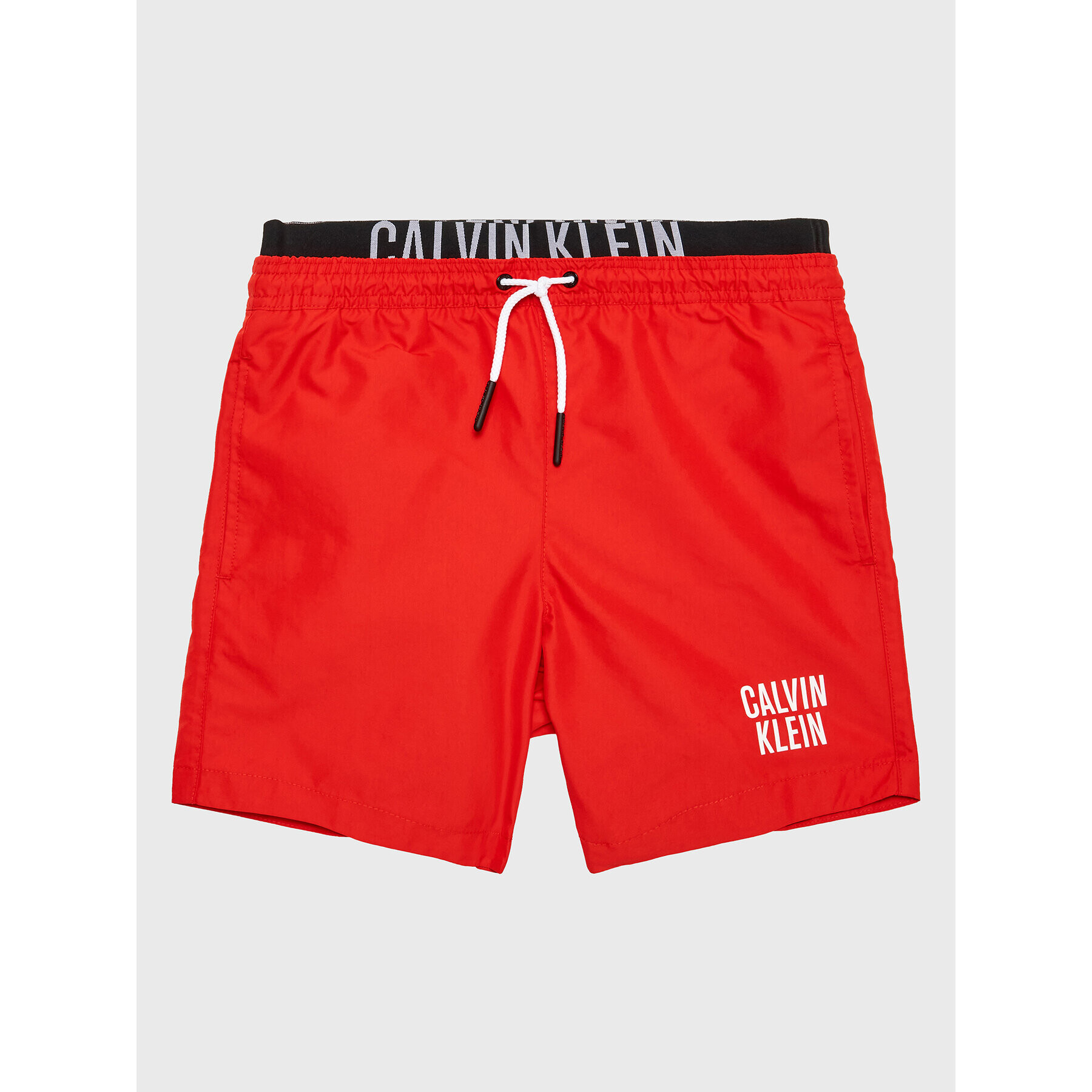 Calvin Klein Swimwear Плувни шорти Medium KV0KV00022 Червен Regular Fit - Pepit.bg