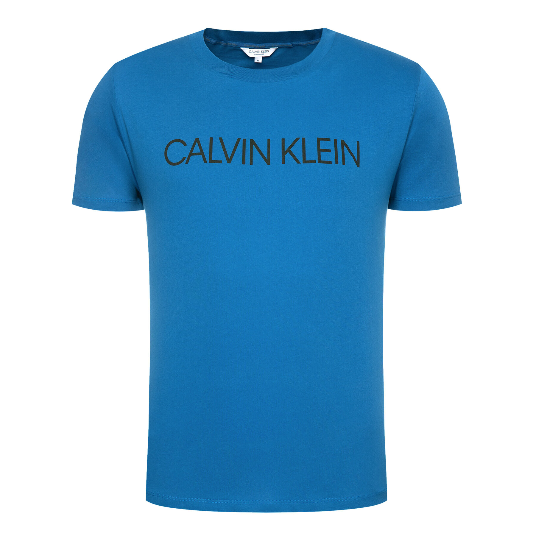 Calvin Klein Swimwear Тишърт Crew Tee KM0KM00479 Син Regular Fit - Pepit.bg