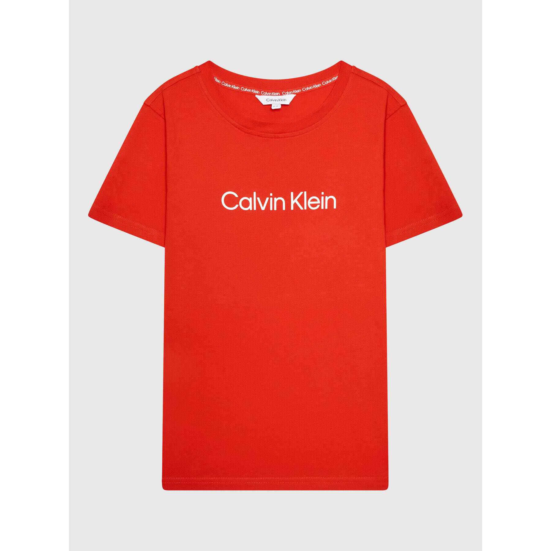 Calvin Klein Swimwear Тишърт KV0KV00013 Червен Regular Fit - Pepit.bg