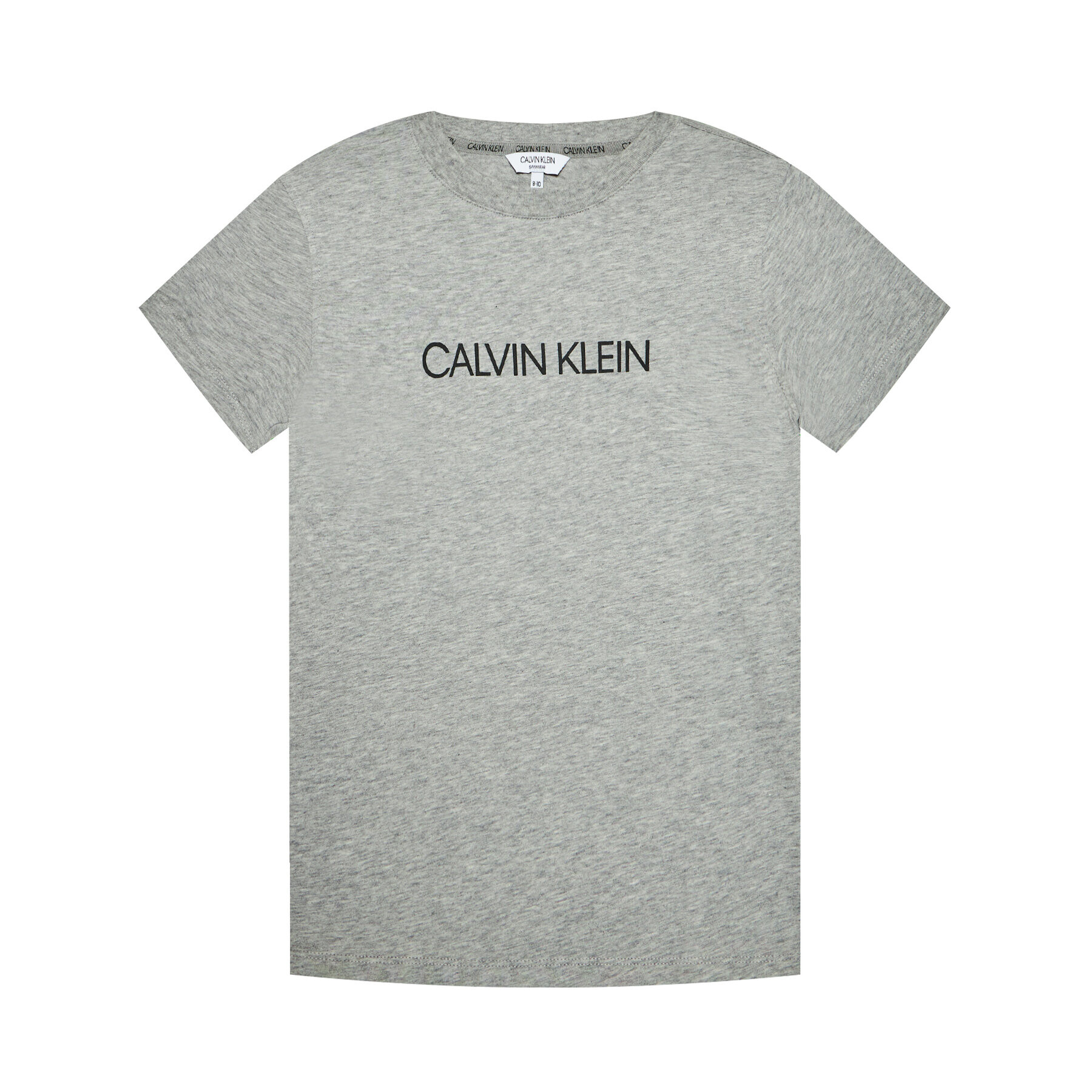 Calvin Klein Swimwear Тишърт Tee B70B700313 Сив Regular Fit - Pepit.bg