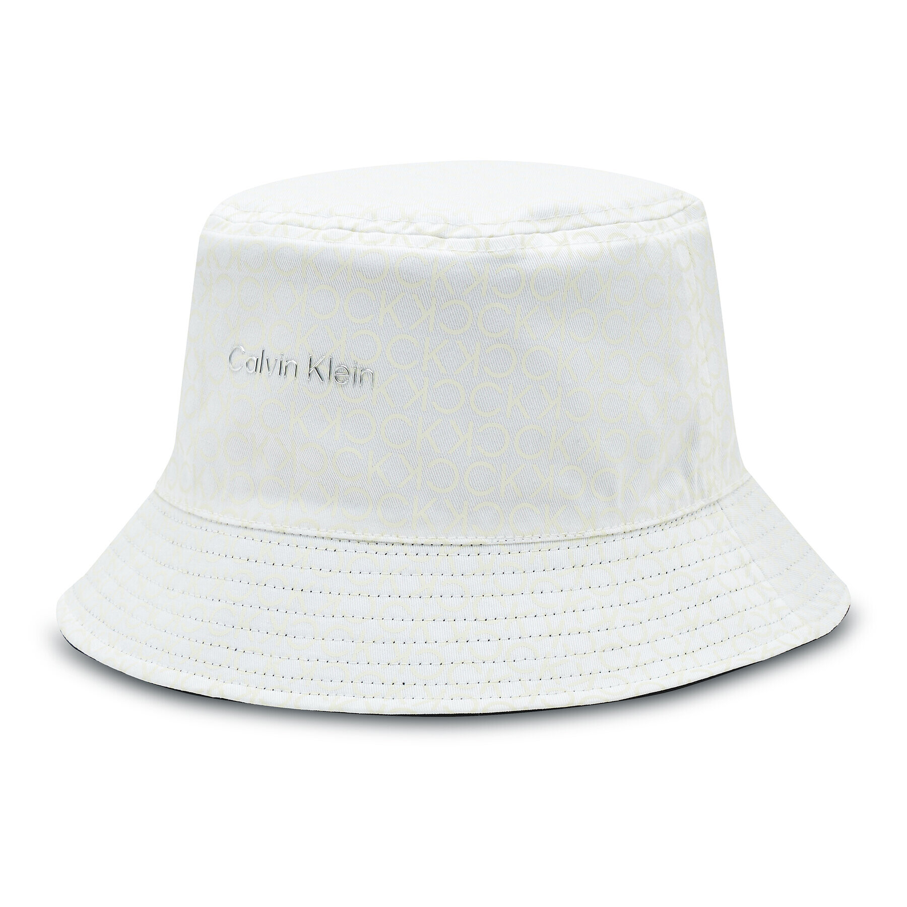 Calvin Klein Текстилна шапка K60K610992 Екрю - Pepit.bg