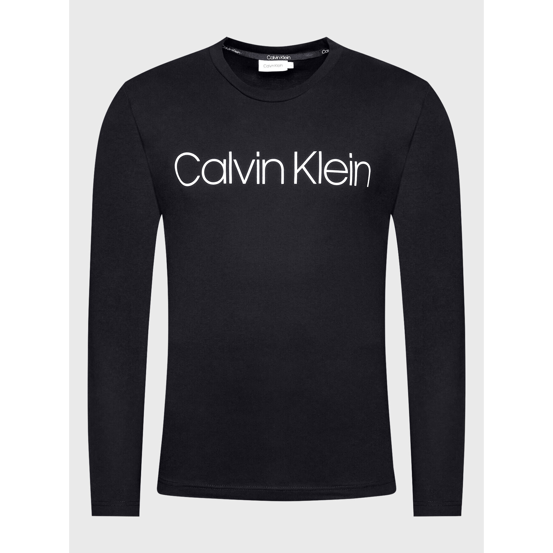 Calvin Klein Тениска с дълъг ръкав K10K104690 Черен Regular Fit - Pepit.bg