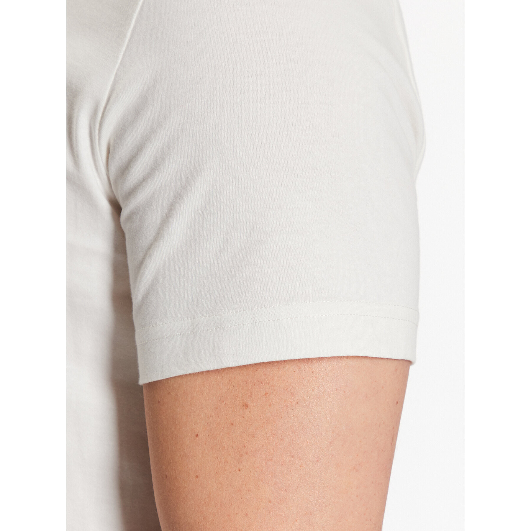Calvin Klein Тишърт Cloud Logo K10K111119 Бял Regular Fit - Pepit.bg