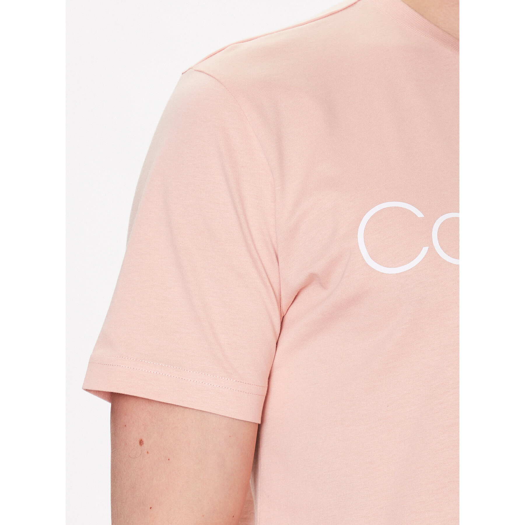 Calvin Klein Тишърт Front Logo K10K103078 Оранжев Regular Fit - Pepit.bg