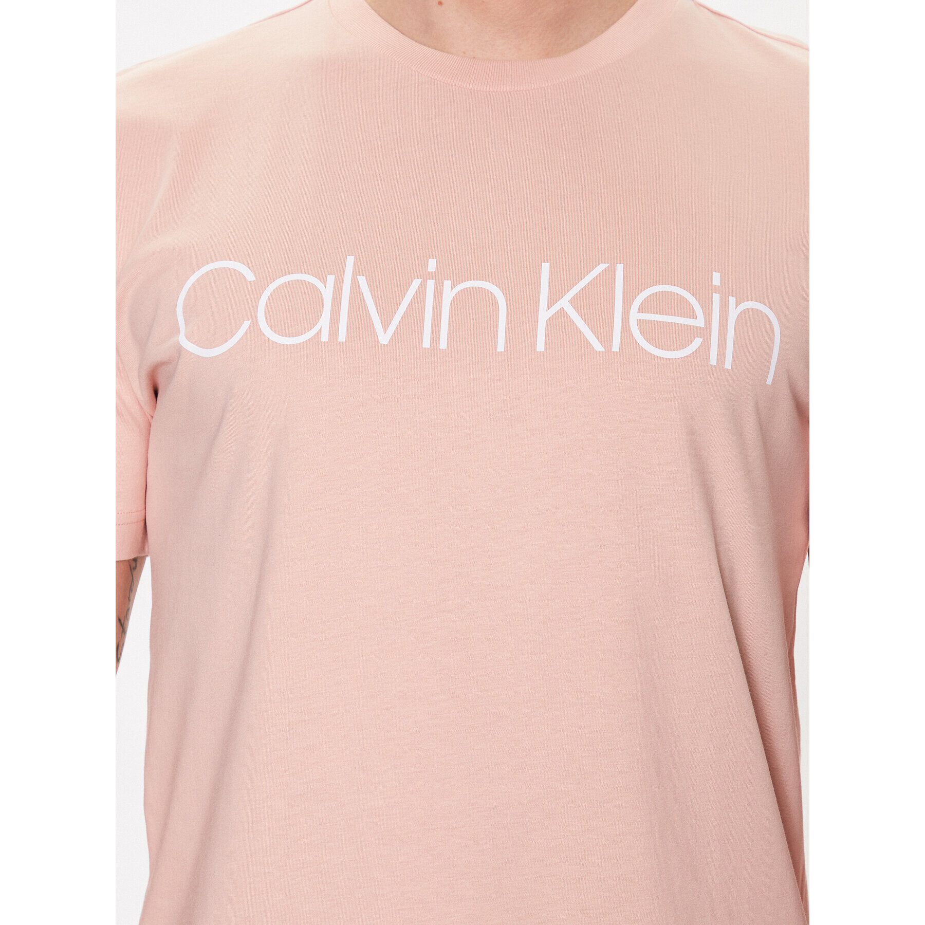 Calvin Klein Тишърт Front Logo K10K103078 Оранжев Regular Fit - Pepit.bg