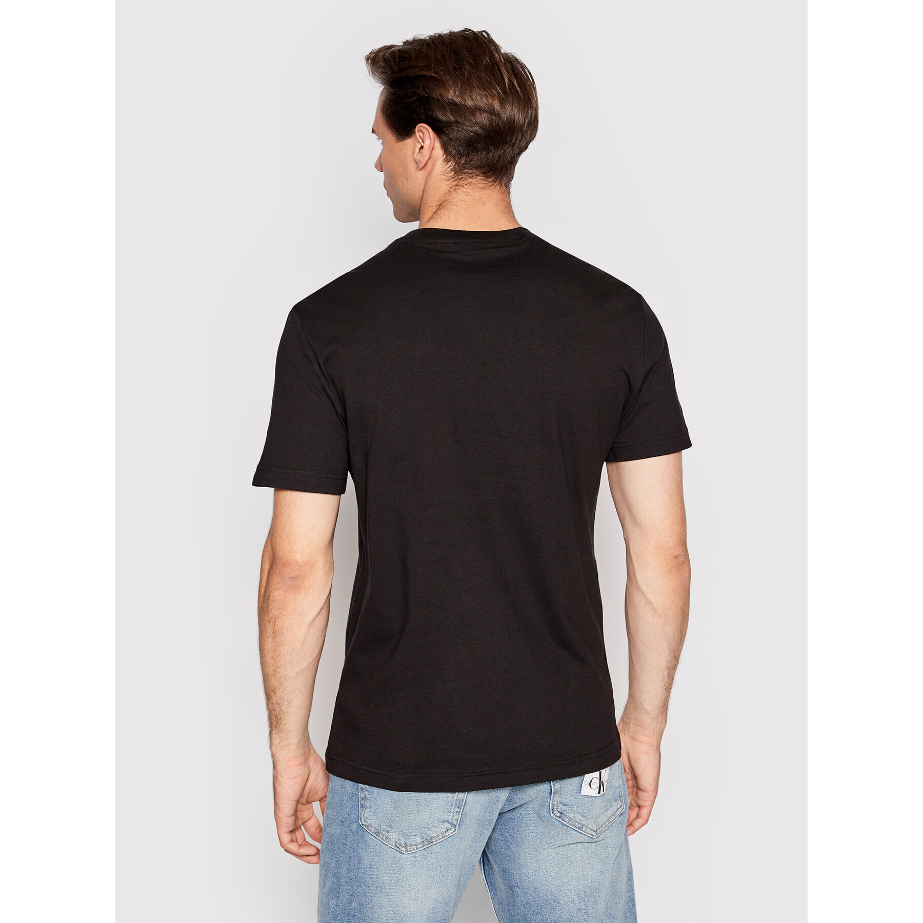 Calvin Klein Тишърт Graphic Box Logo K10K109799 Черен Regular Fit - Pepit.bg