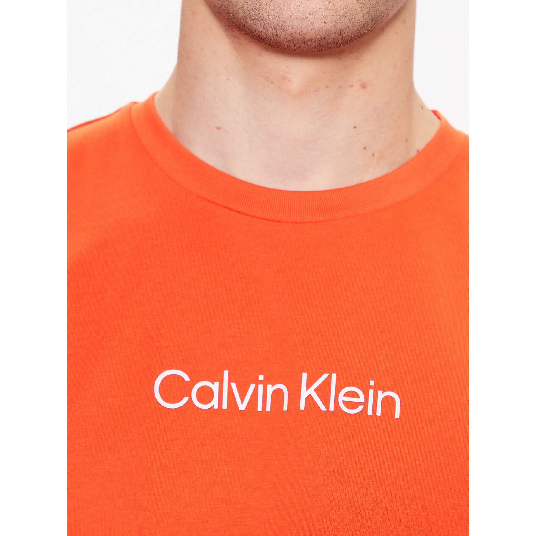 Calvin Klein Тишърт Hero K10K111346 Оранжев Regular Fit - Pepit.bg