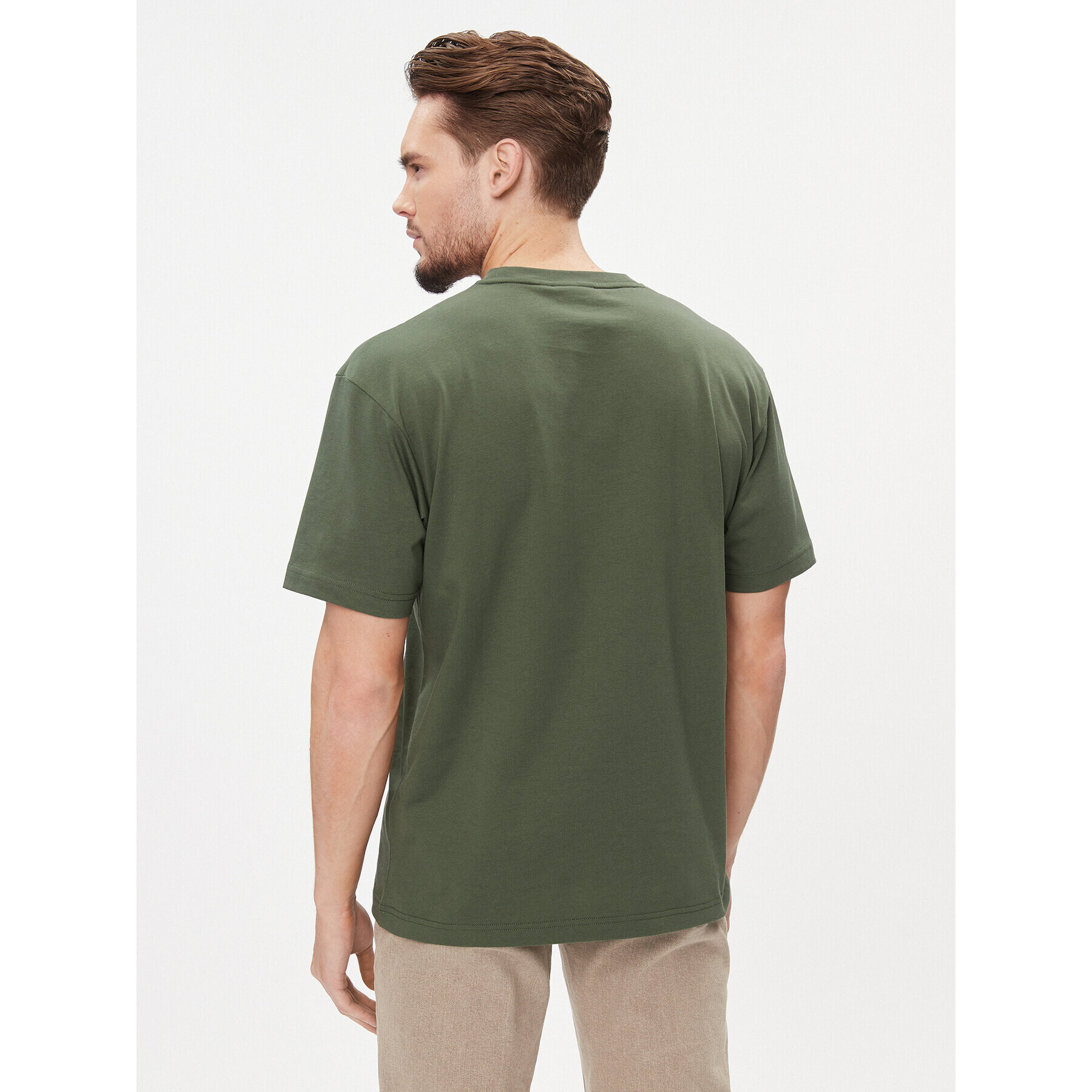 Calvin Klein Тишърт Hero K10K111346 Зелен Regular Fit - Pepit.bg
