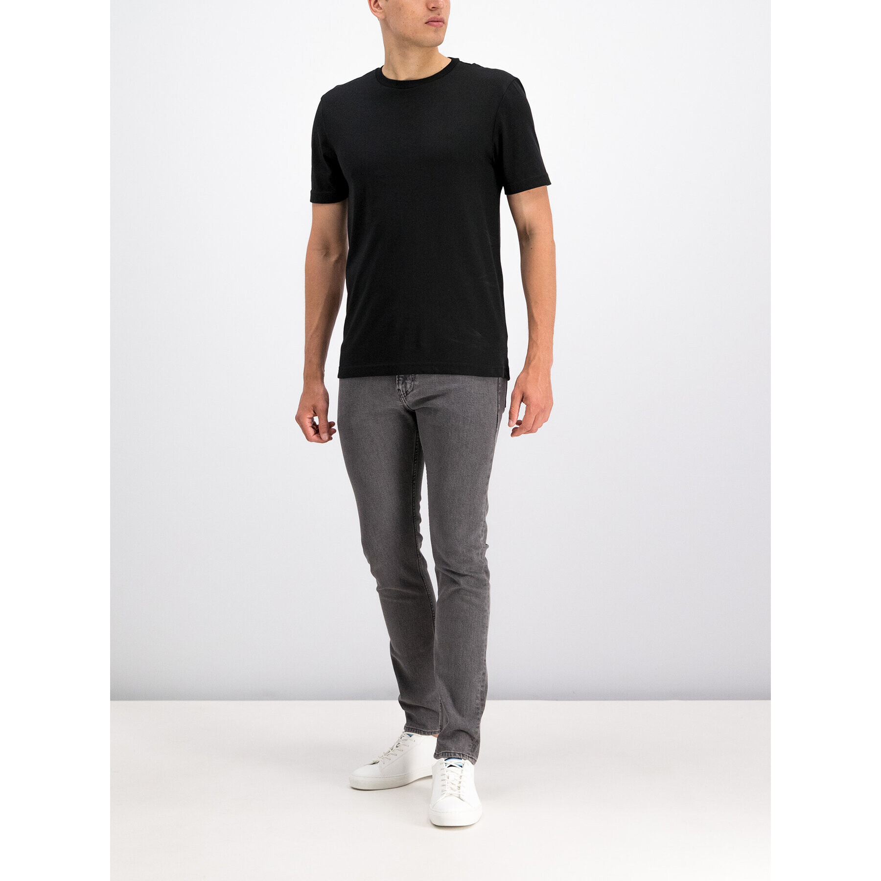 Calvin Klein Тишърт K10K103333 Черен Regular Fit - Pepit.bg