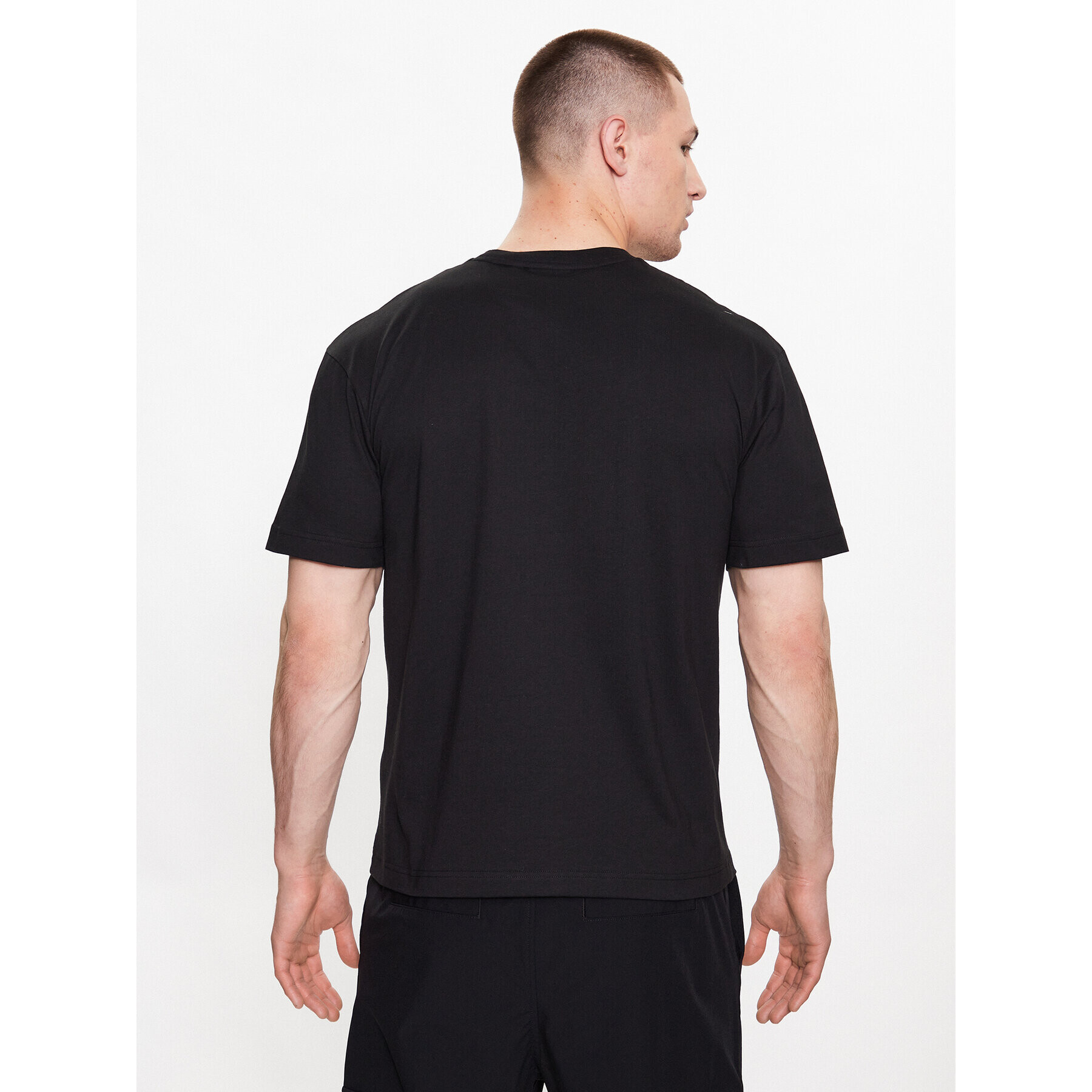 Calvin Klein Тишърт K10K111527 Черен Regular Fit - Pepit.bg