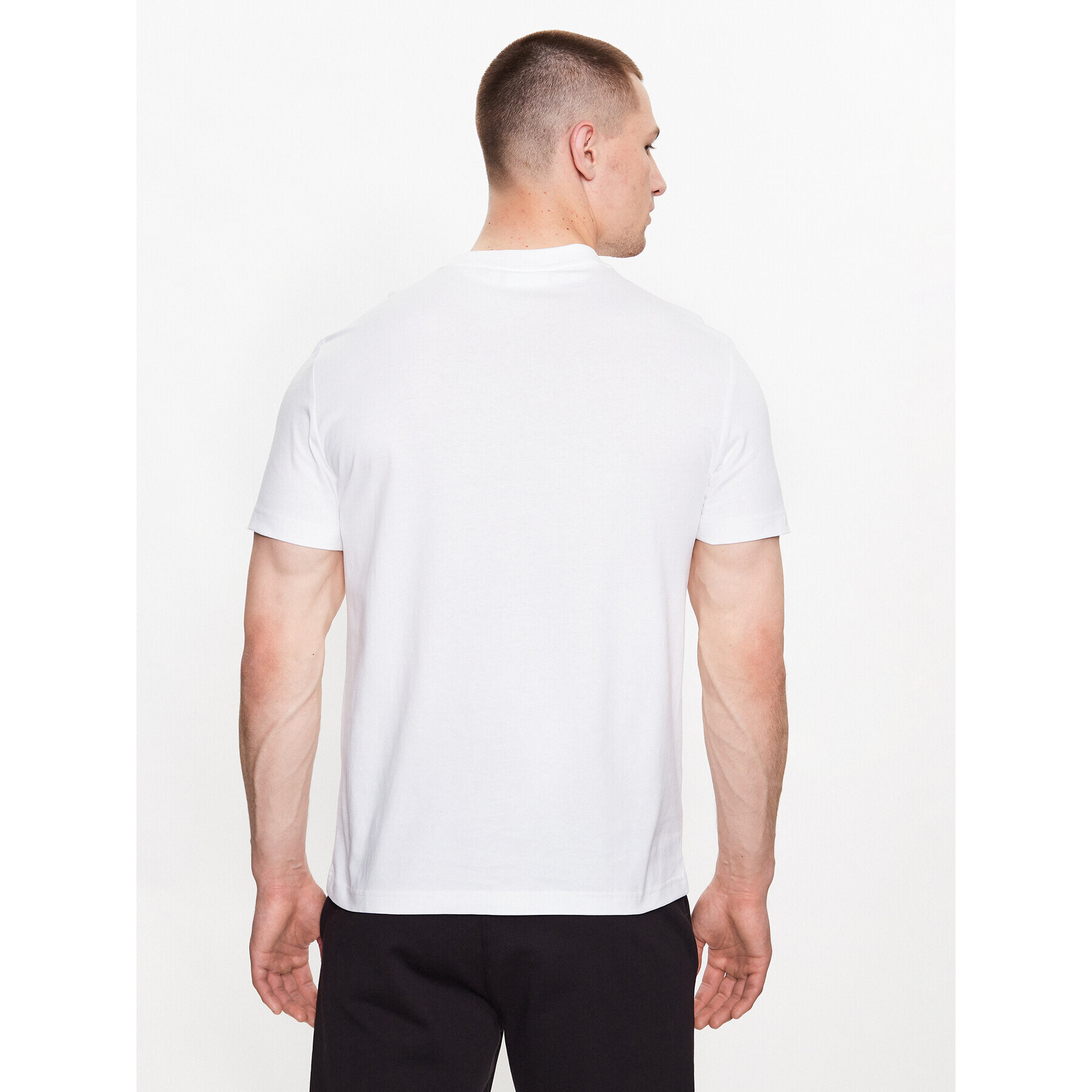 Calvin Klein Тишърт K10K111528 Бял Regular Fit - Pepit.bg